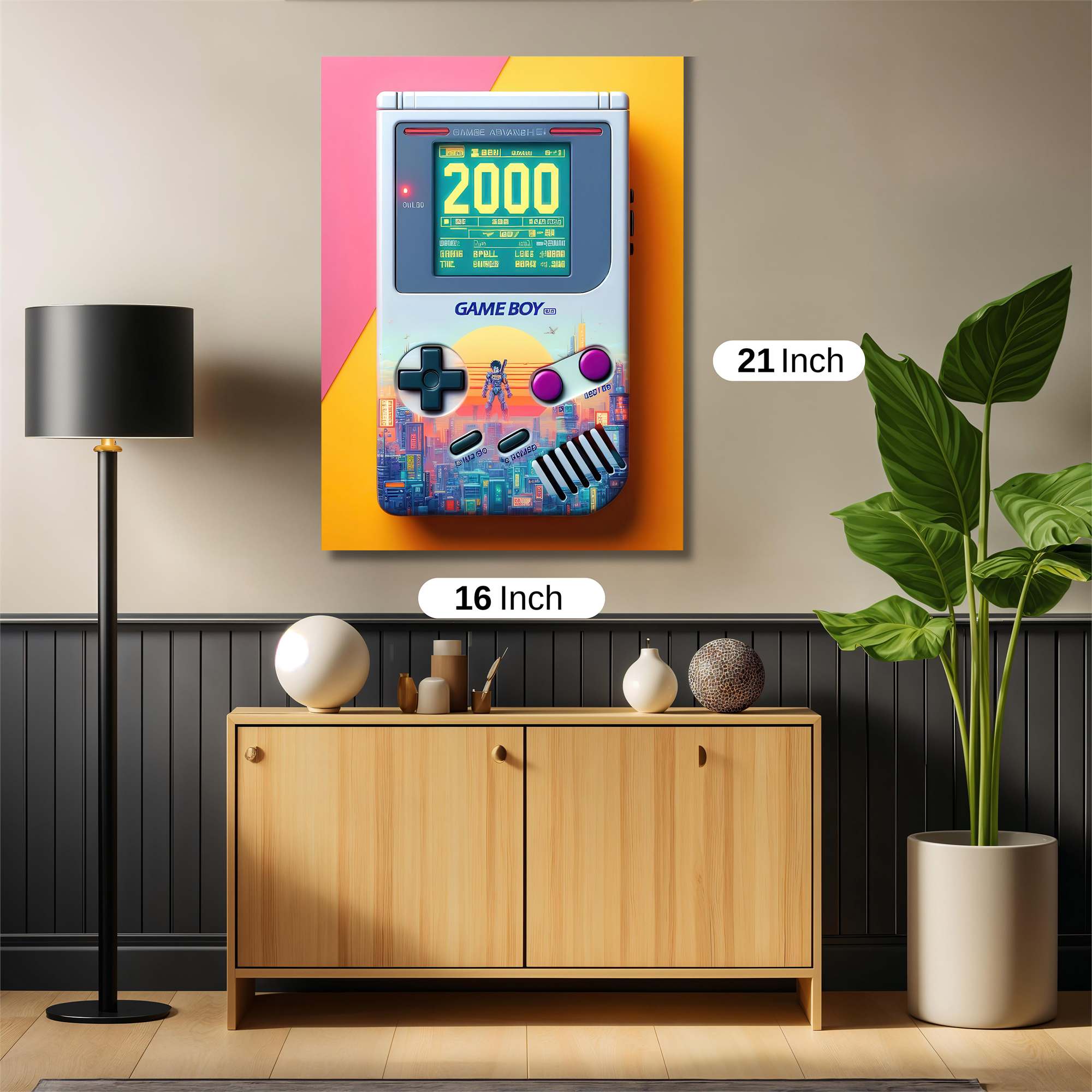 Gameboy Nostalgia Safe Wall Magnetic / M