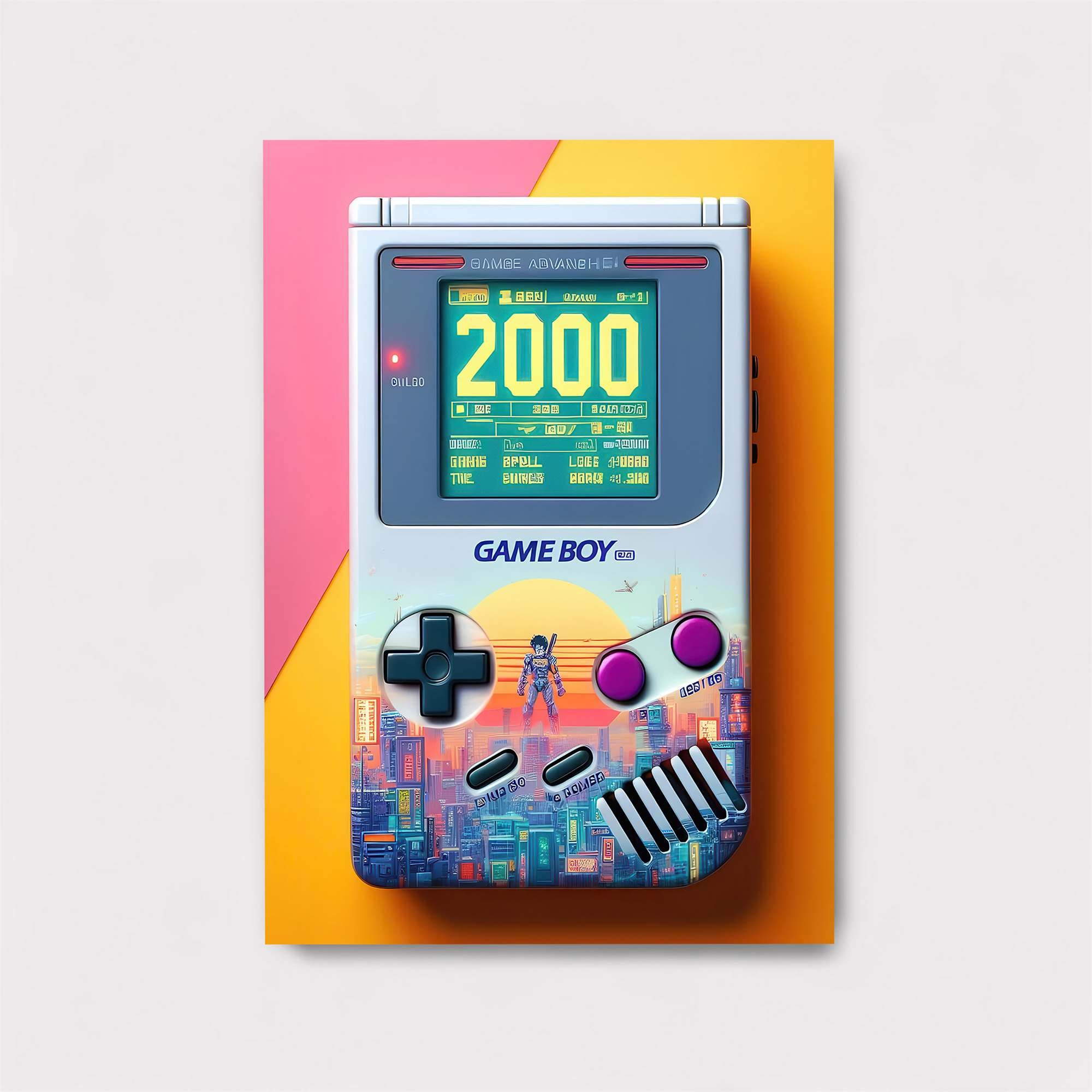 Gameboy Nostalgia Safe Wall Magnetic / M