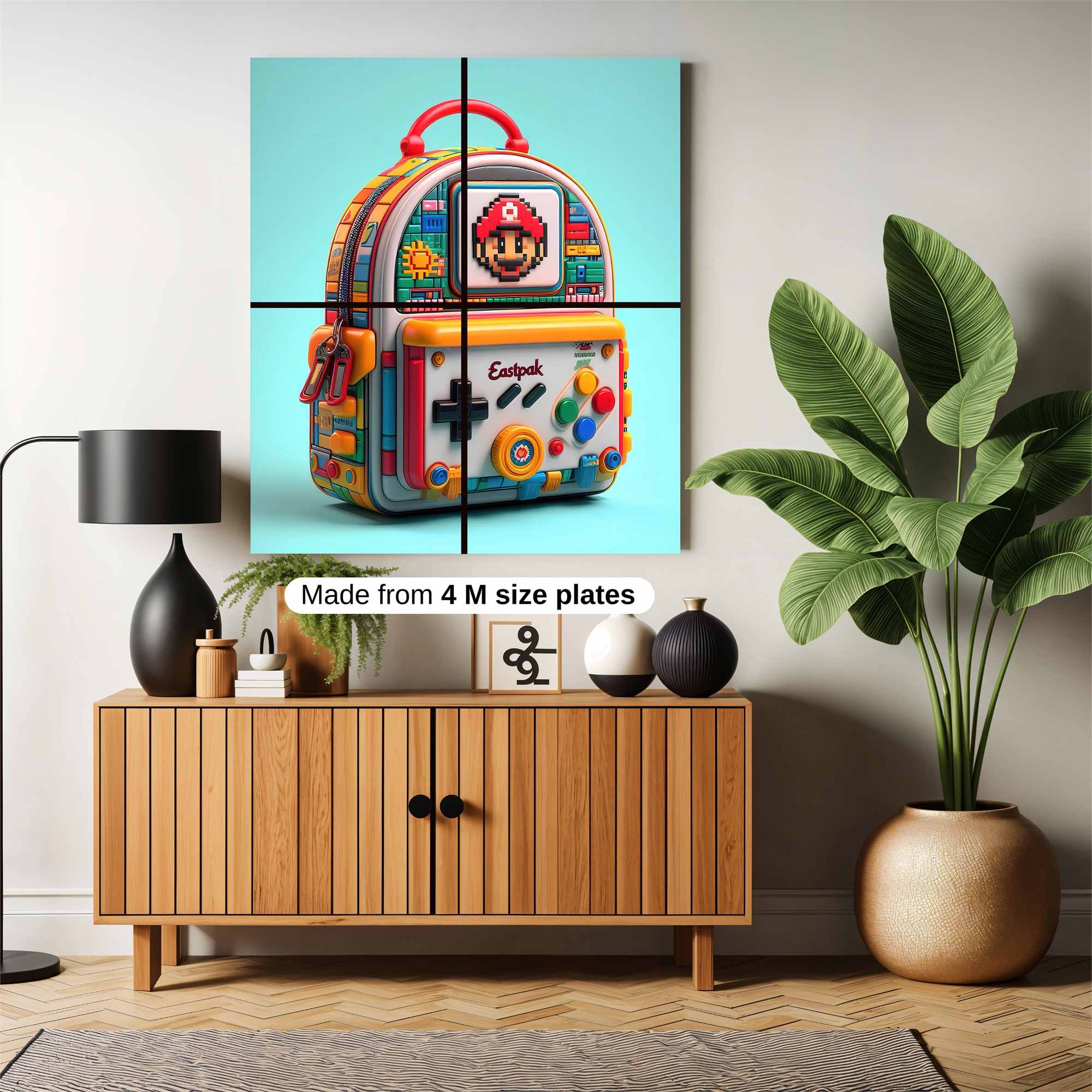 Mario Joyful Safe Wall Magnetic / M