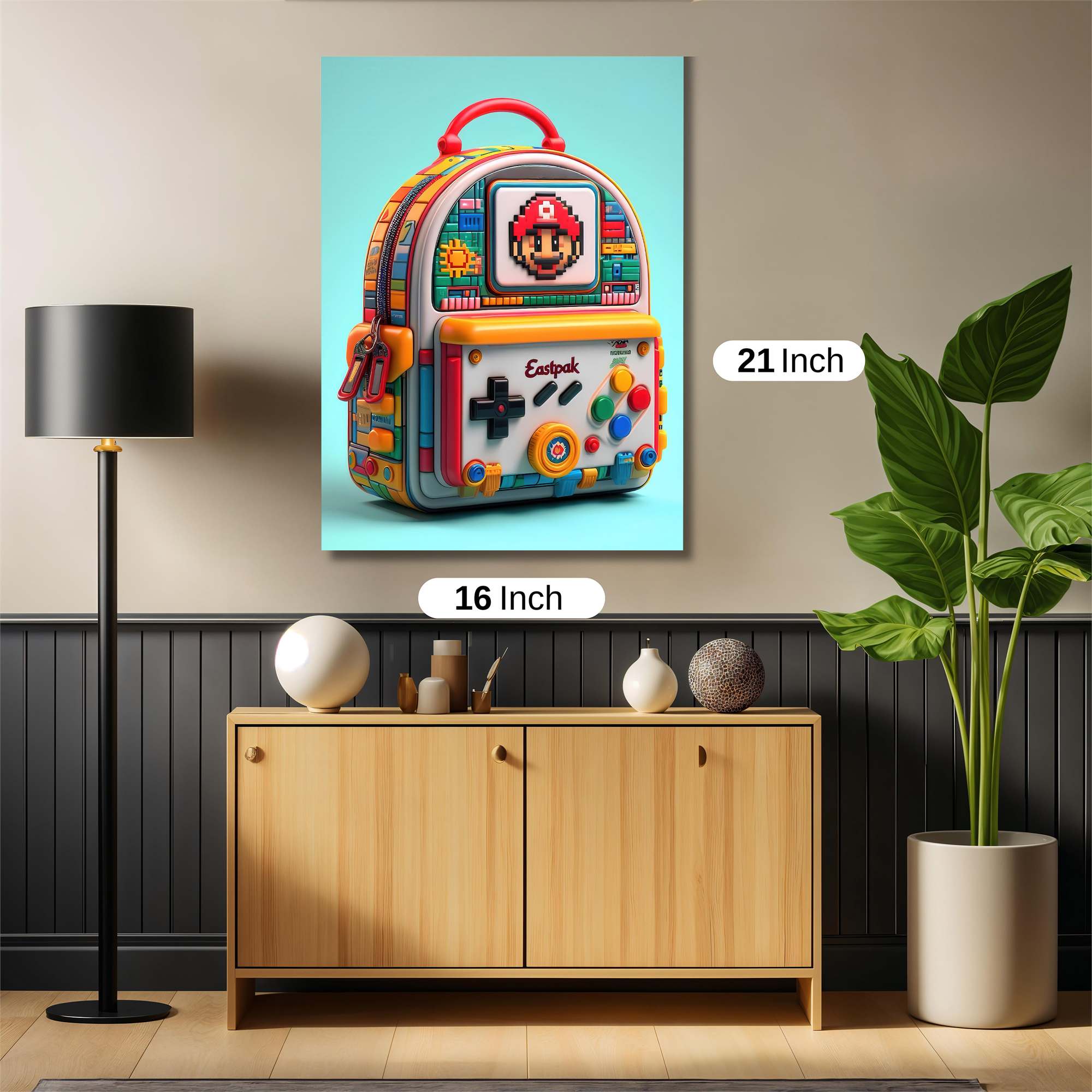 Mario Joyful Safe Wall Magnetic / M
