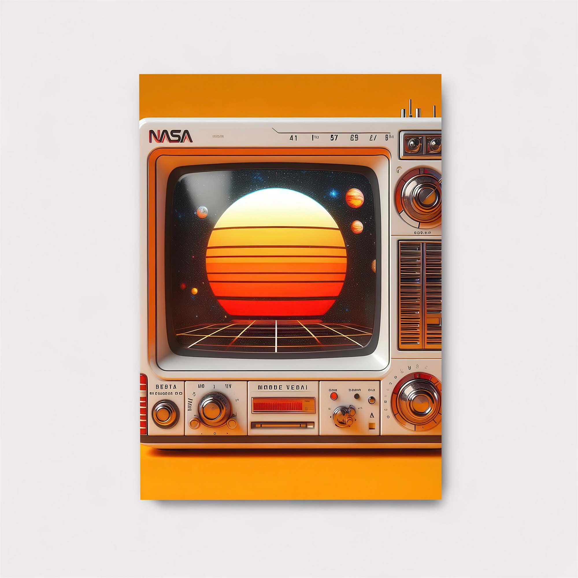 NASA Nostalgic Safe Wall Magnetic / M