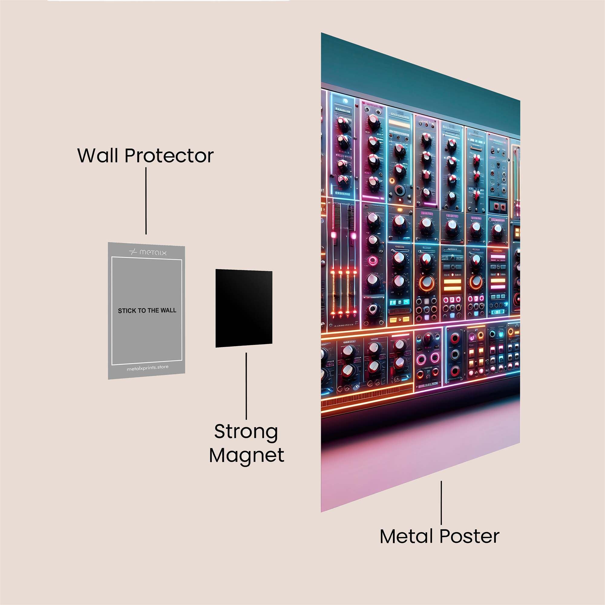 Synth Euphoria Safe Wall Magnetic / M