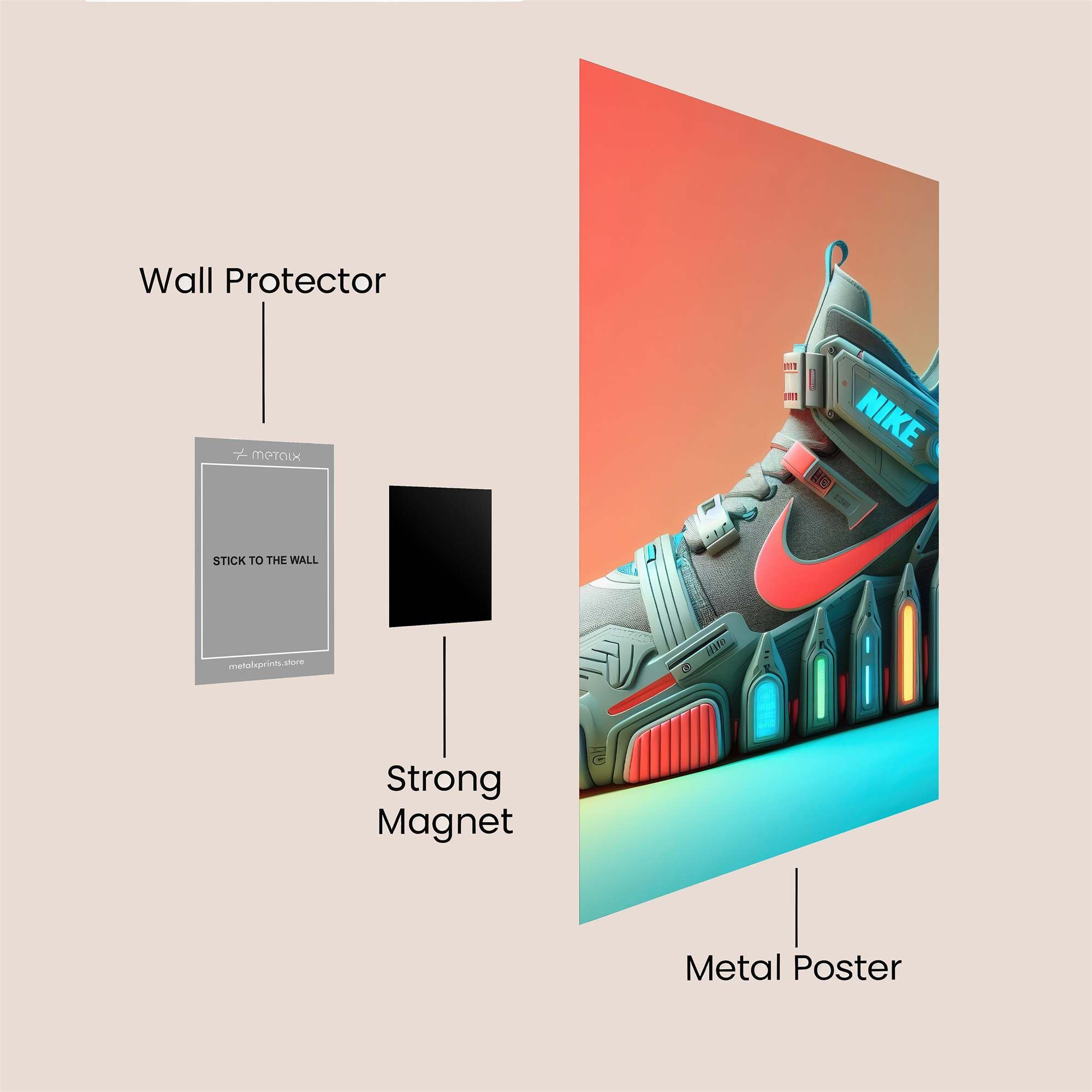 Nike Futuristic Safe Wall Magnetic / M