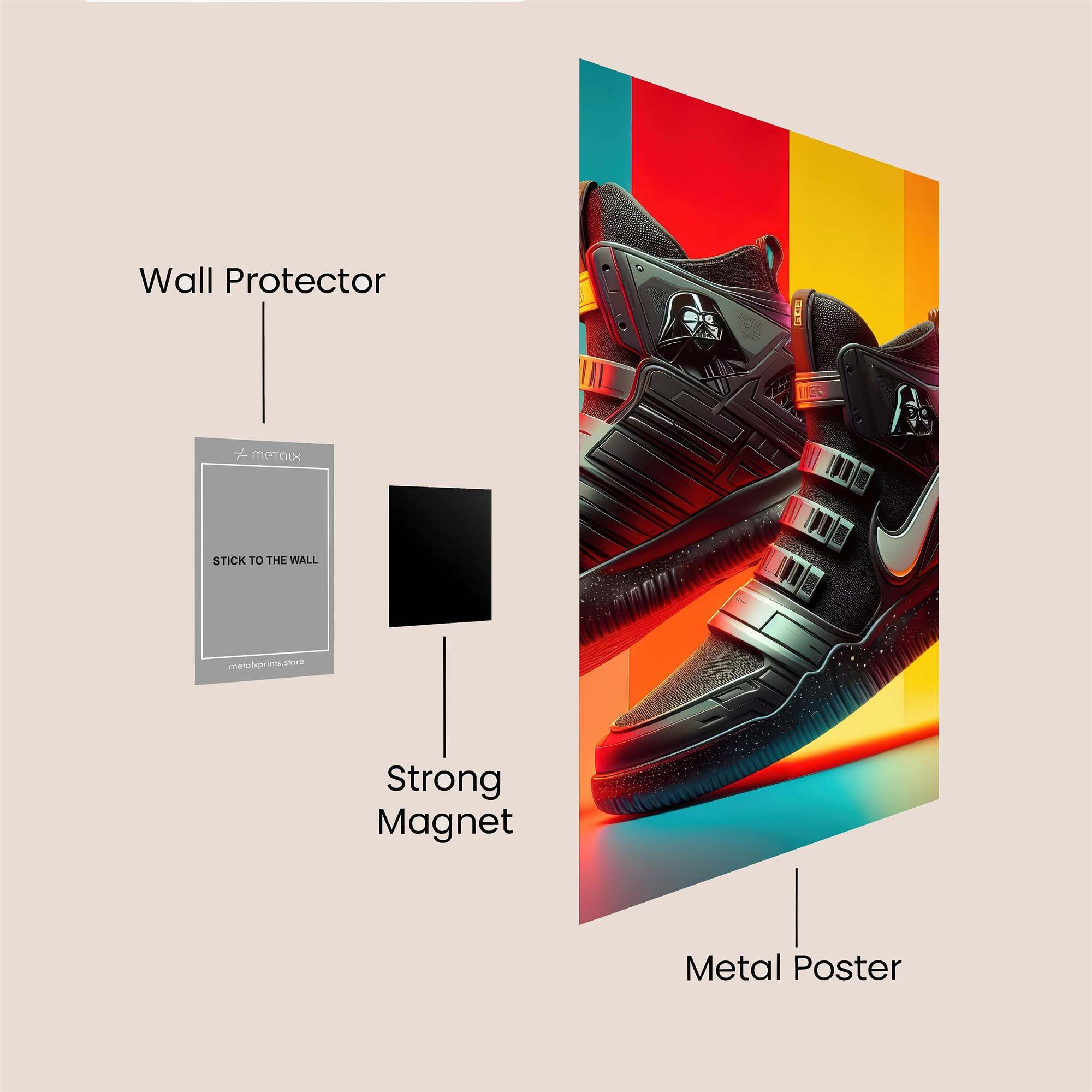 Darth Dynamic Safe Wall Magnetic / M