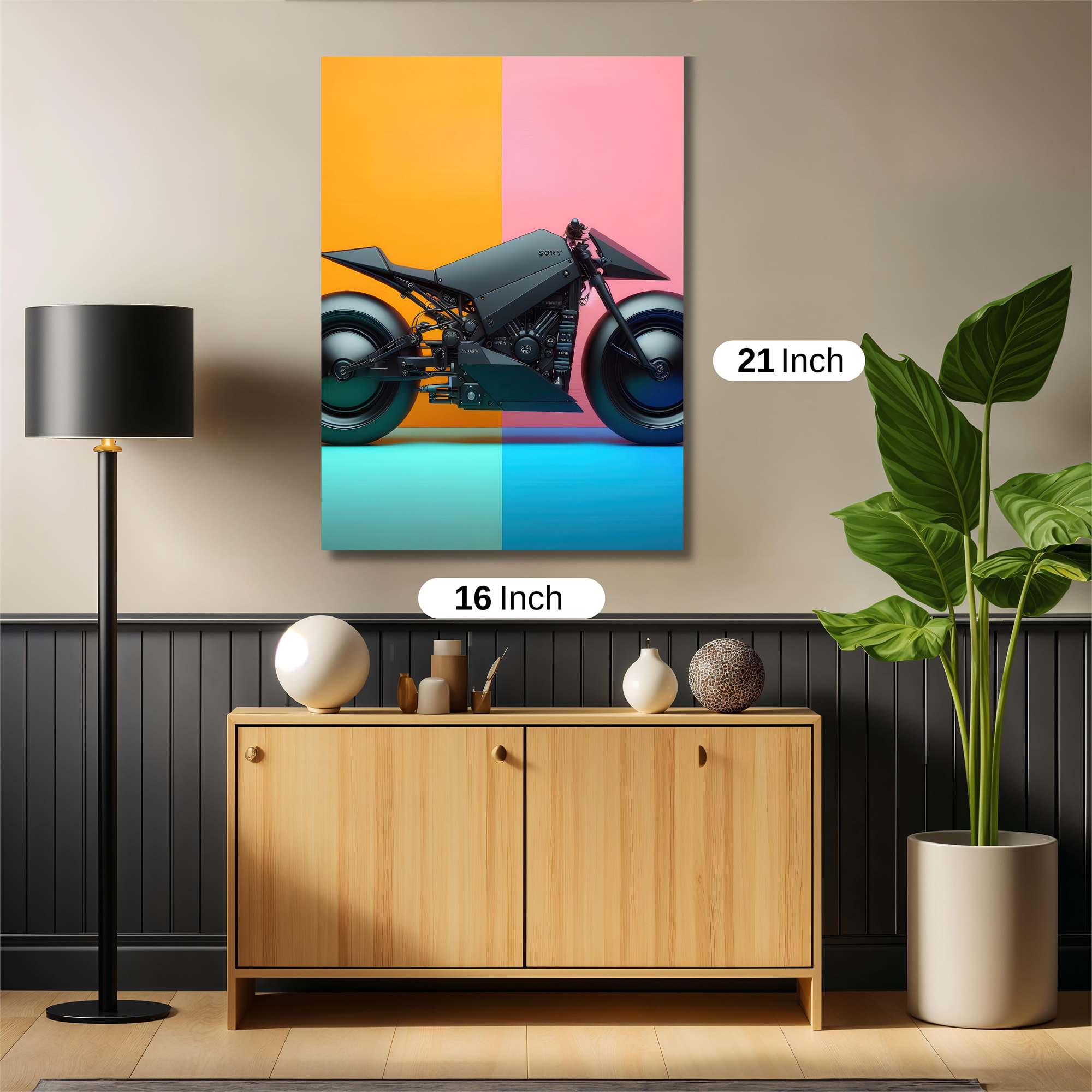 Cyber Serenity Safe Wall Magnetic / M