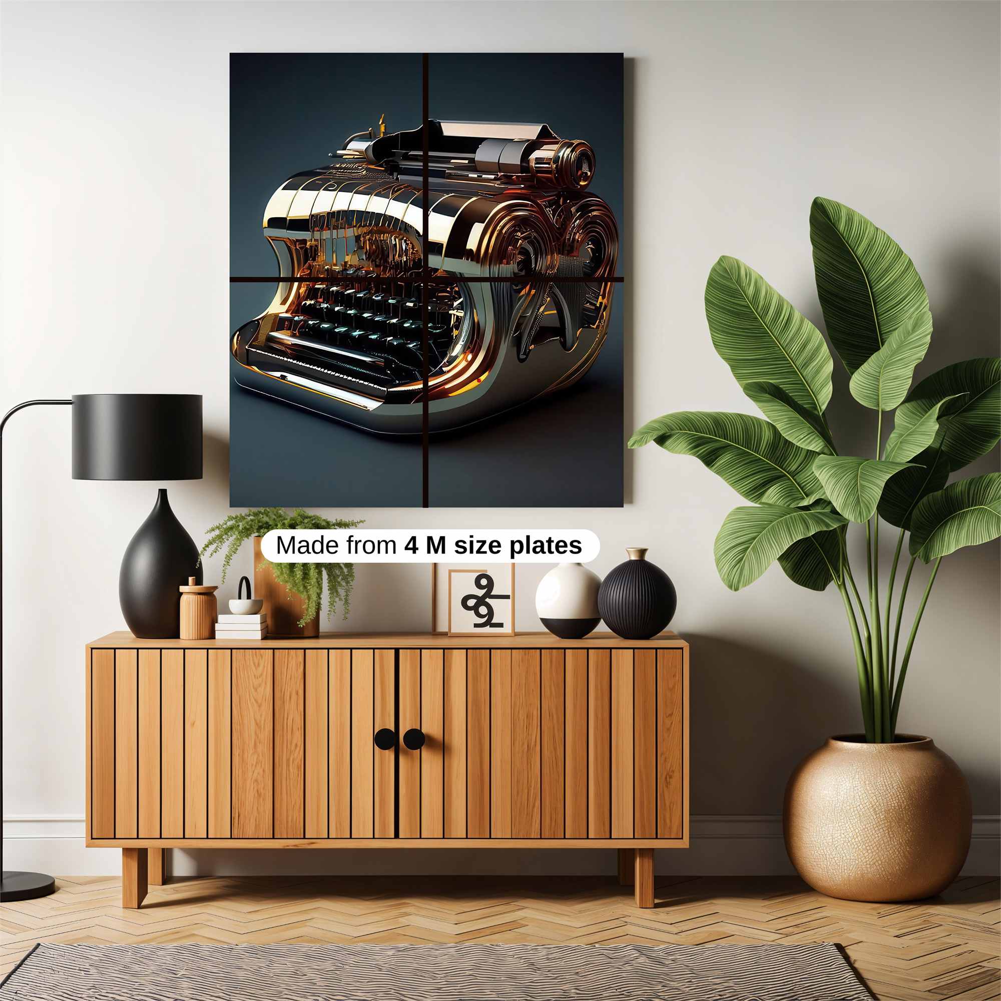 Steampunk Symphony Safe Wall Magnetic / M