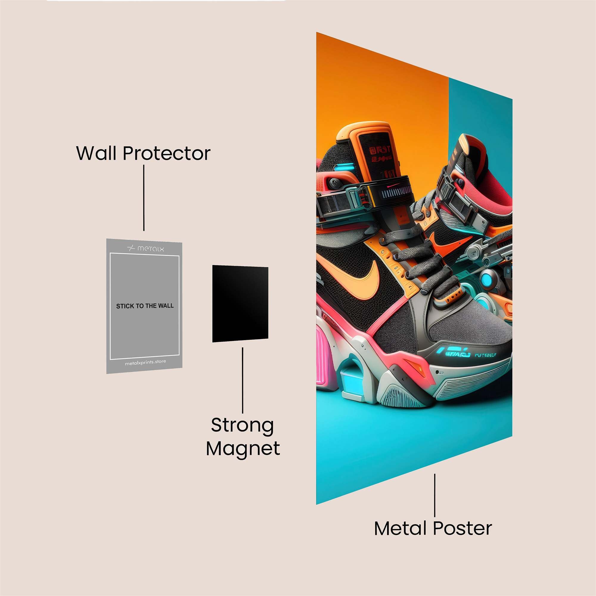 Nike Futuristic Safe Wall Magnetic / M