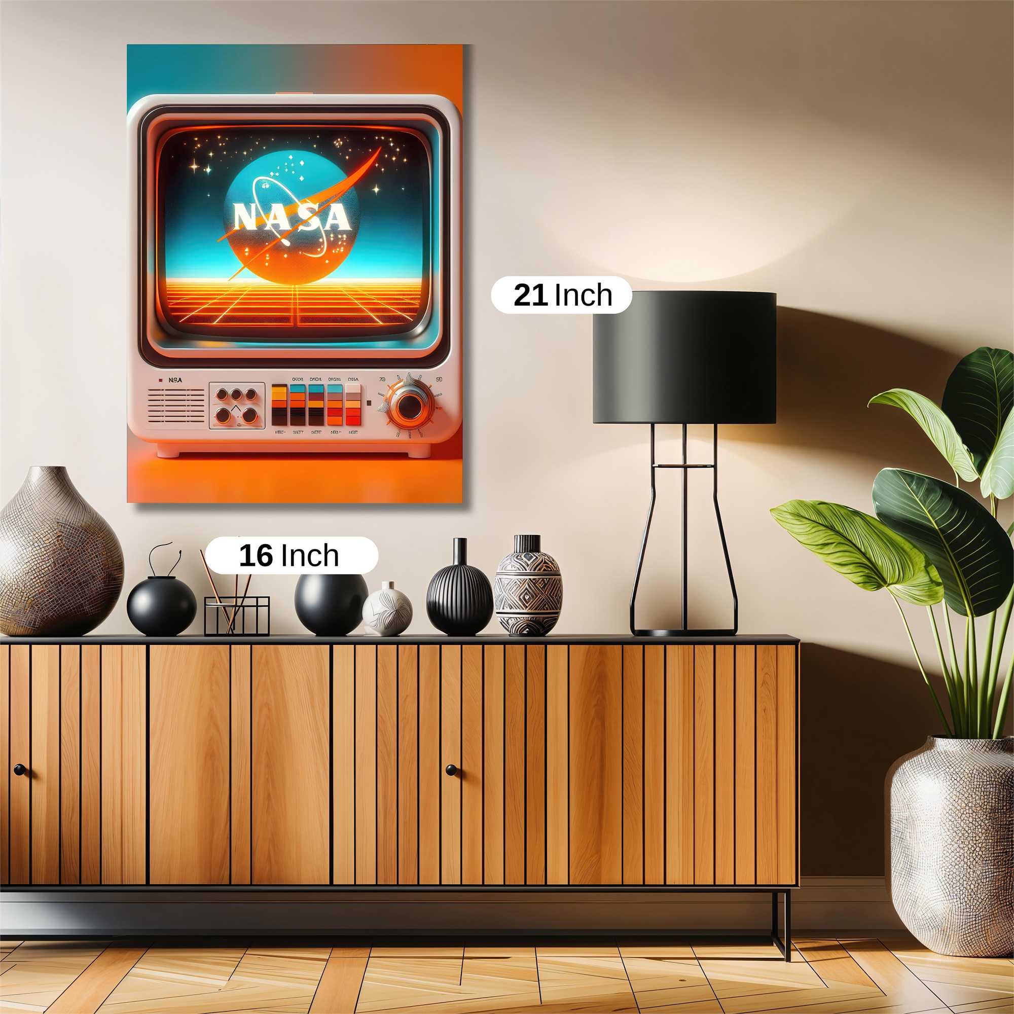 NASA Nostalgia Safe Wall Magnetic / M
