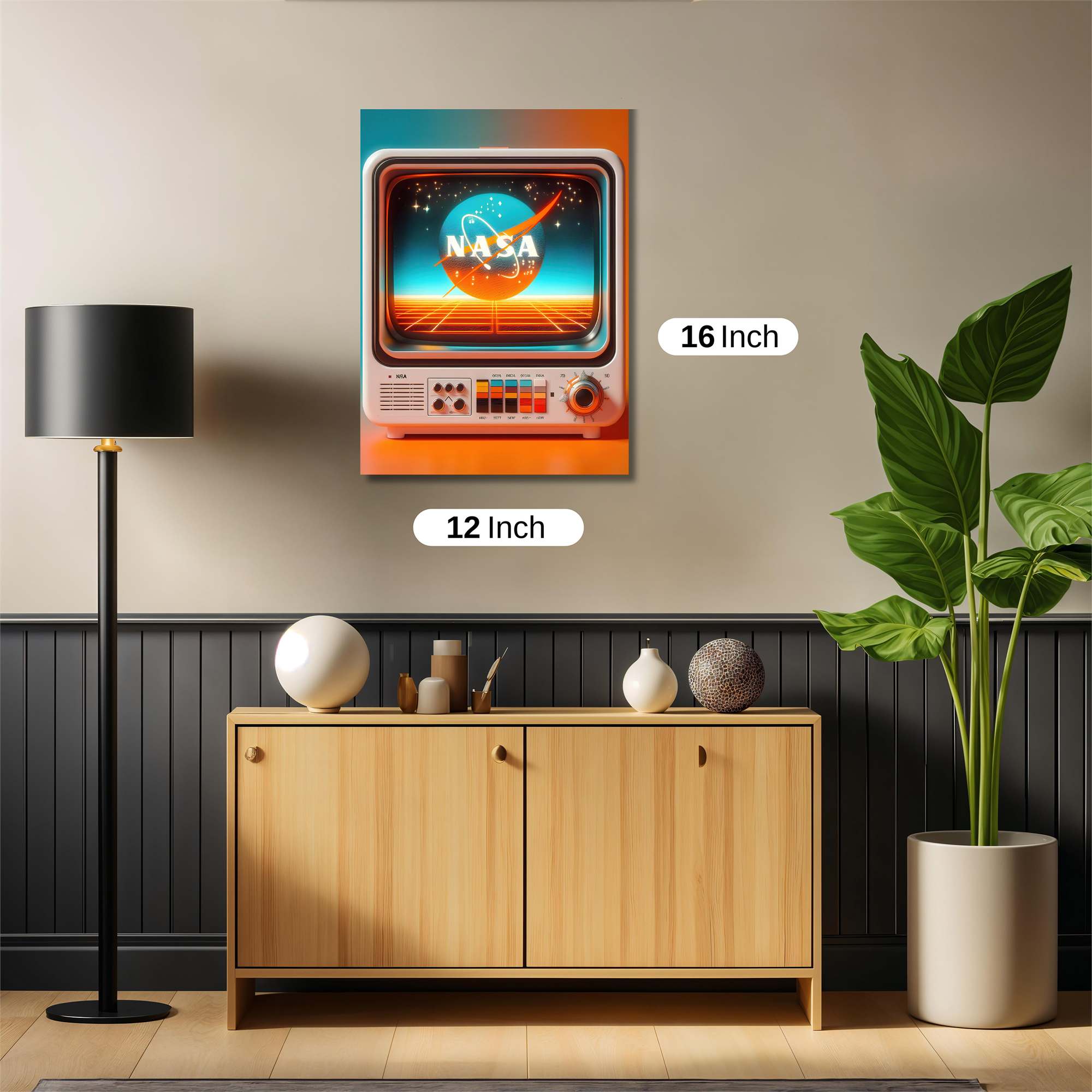 NASA Nostalgia Safe Wall Magnetic / M