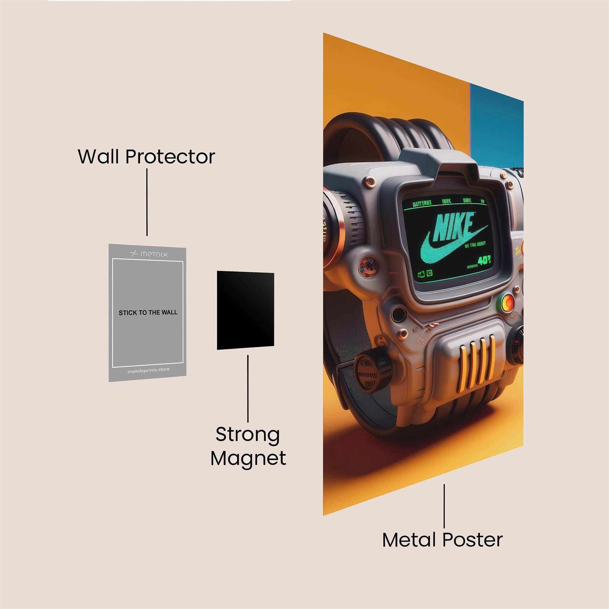 Nike Pip-Boy Safe Wall Magnetic / M