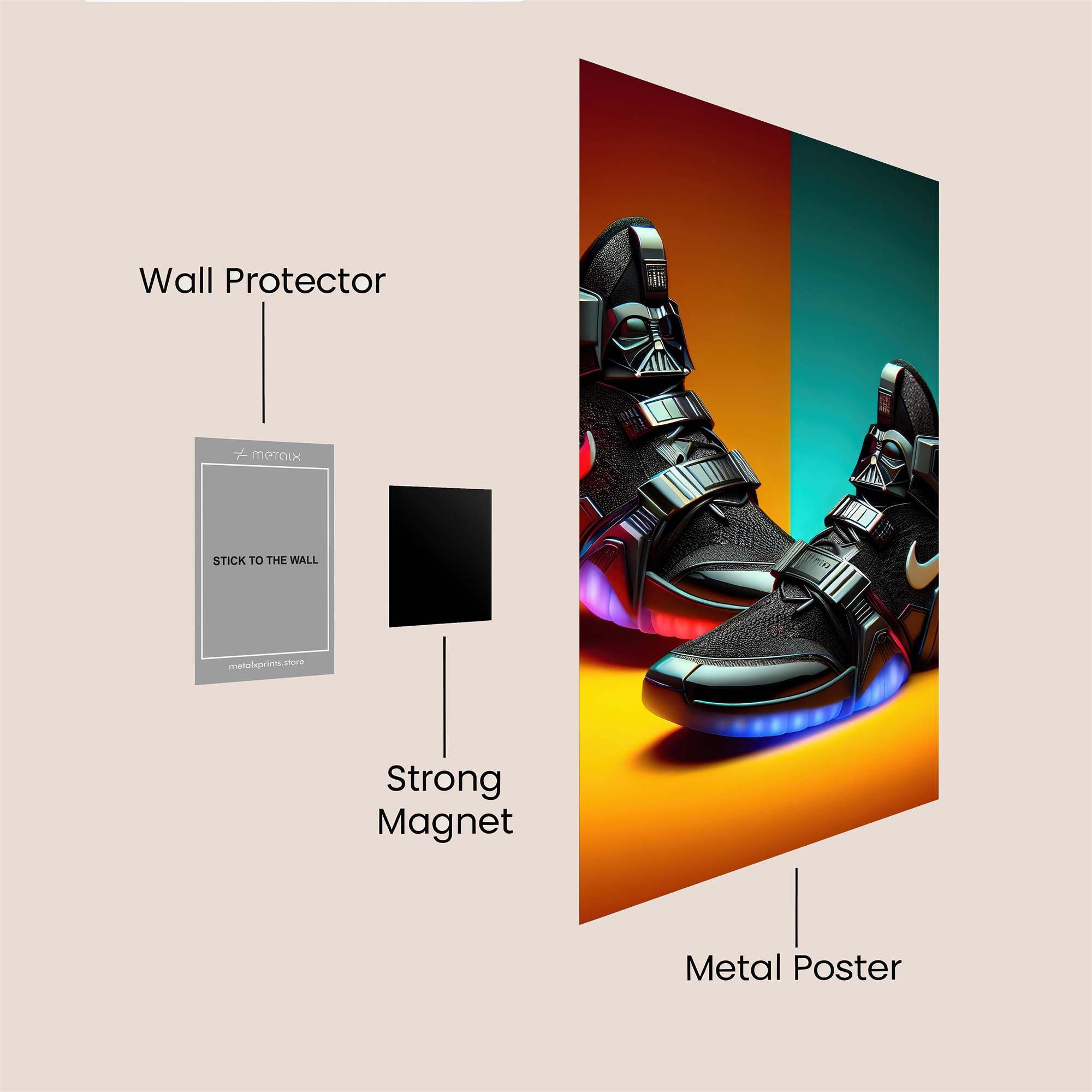 Vader Vibe Safe Wall Magnetic / M
