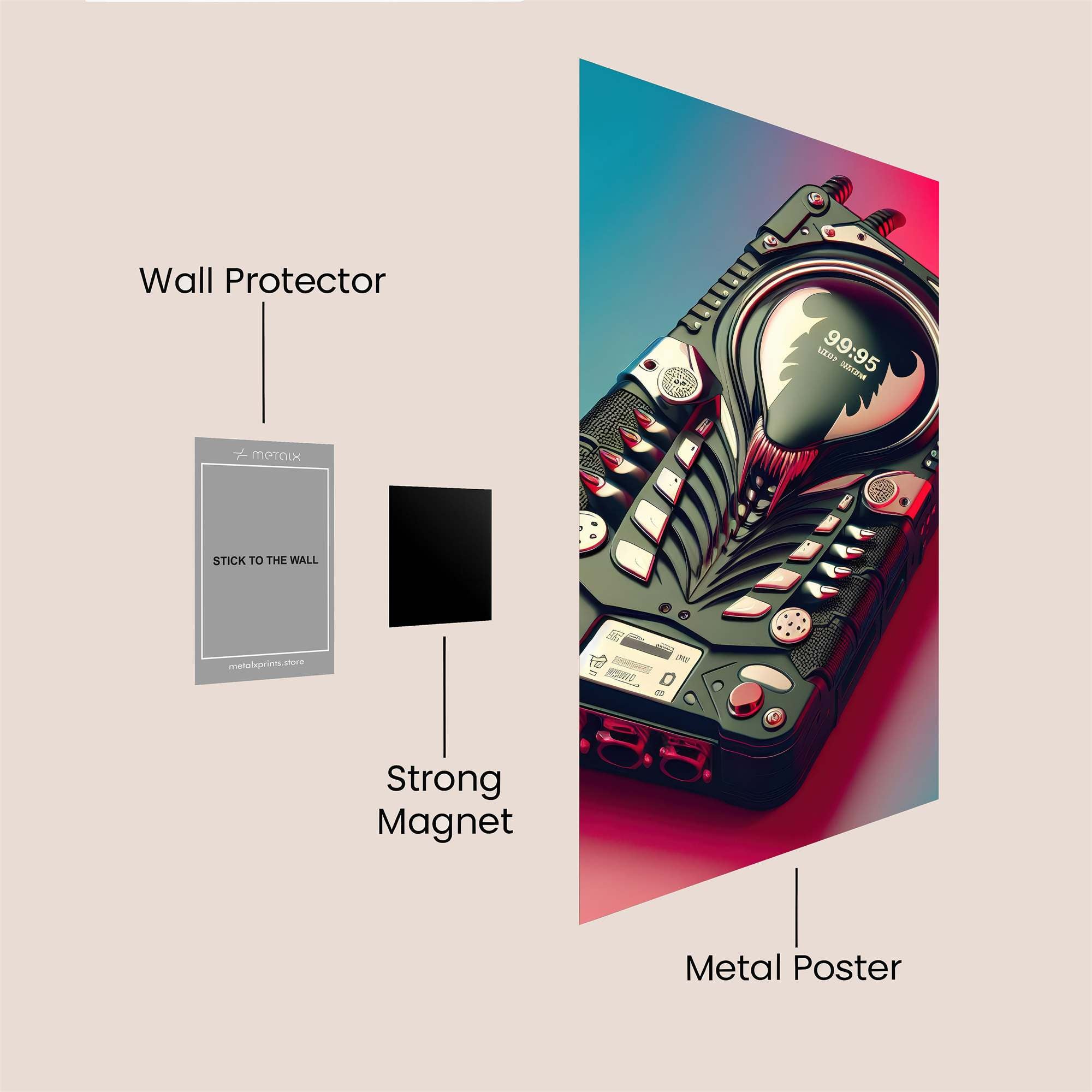 Venom Vibe Safe Wall Magnetic / M
