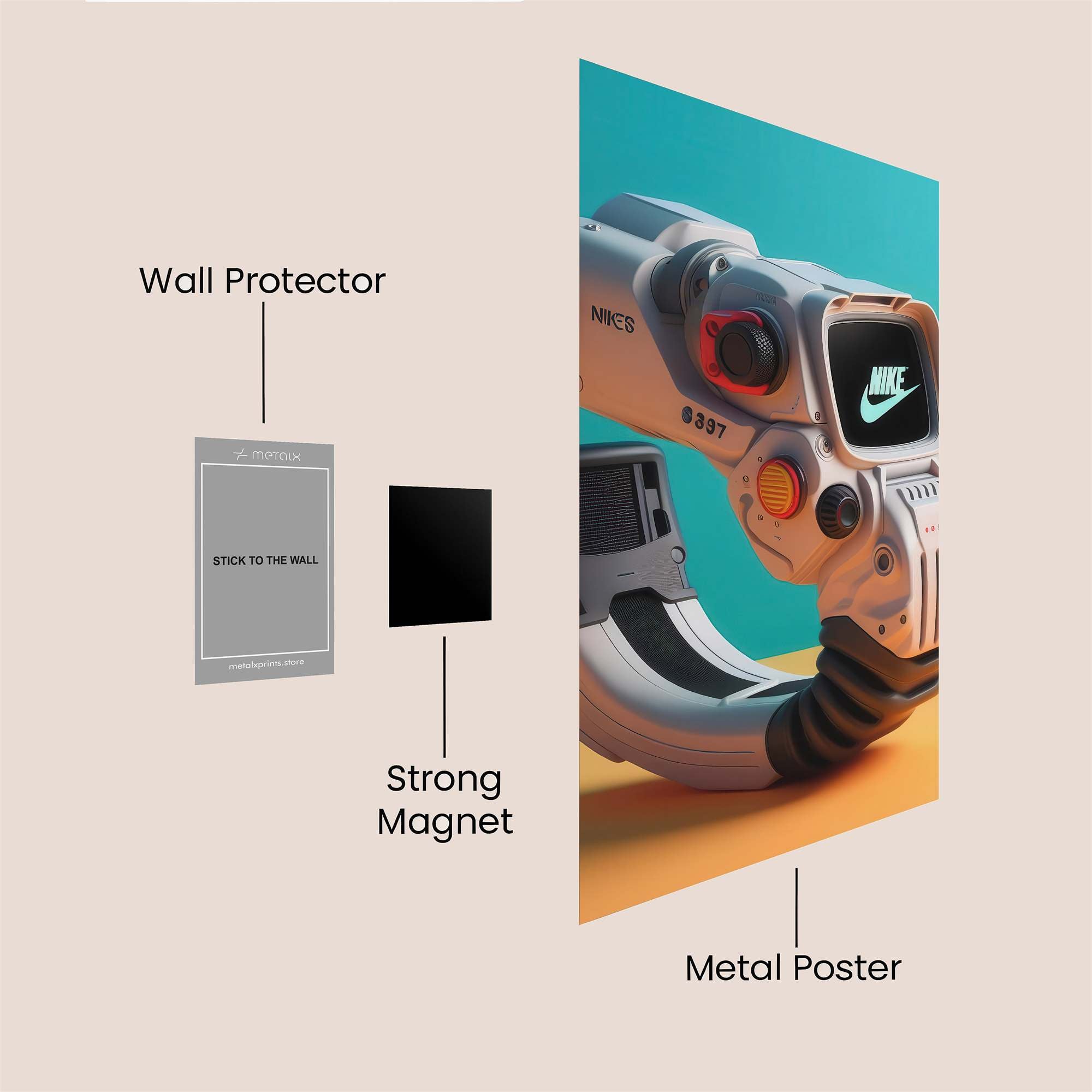 Nike Futuristic Safe Wall Magnetic / M