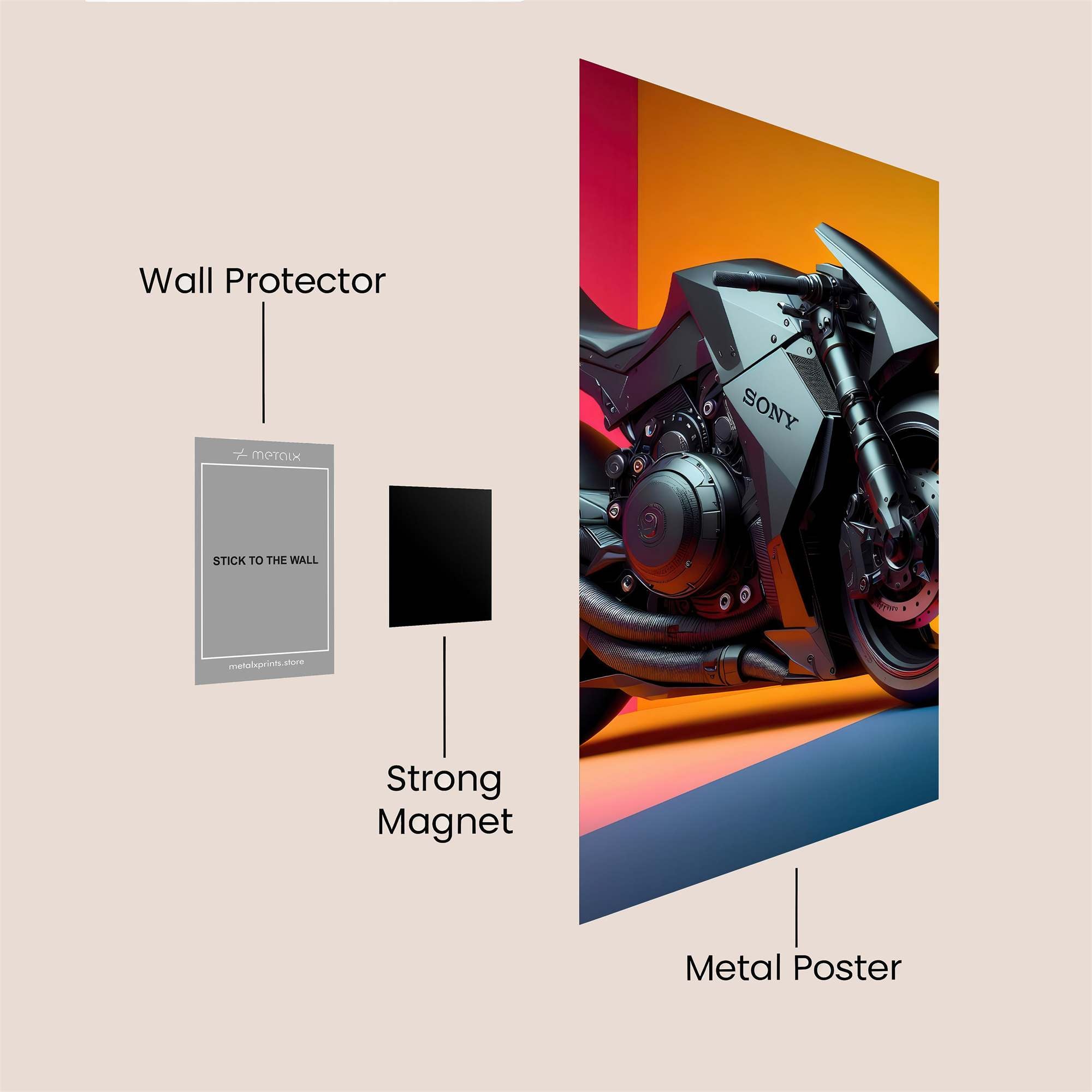 Sony Sleek Safe Wall Magnetic / M