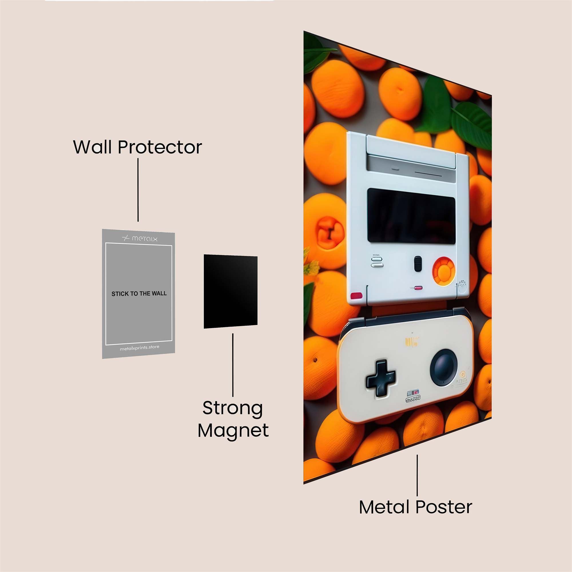 GameBoy Zest Safe Wall Magnetic / M