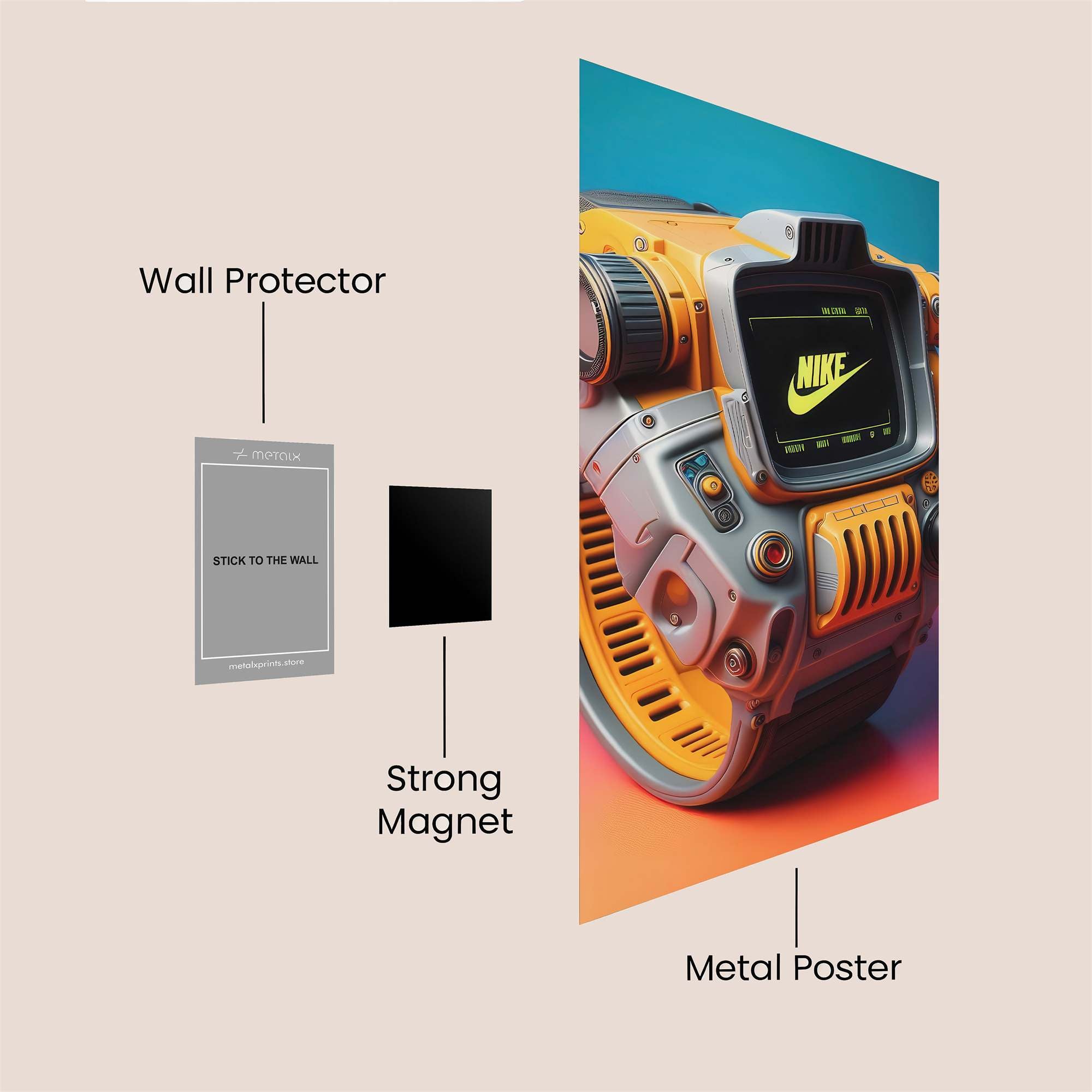 Nike Pip-Boy Safe Wall Magnetic / M