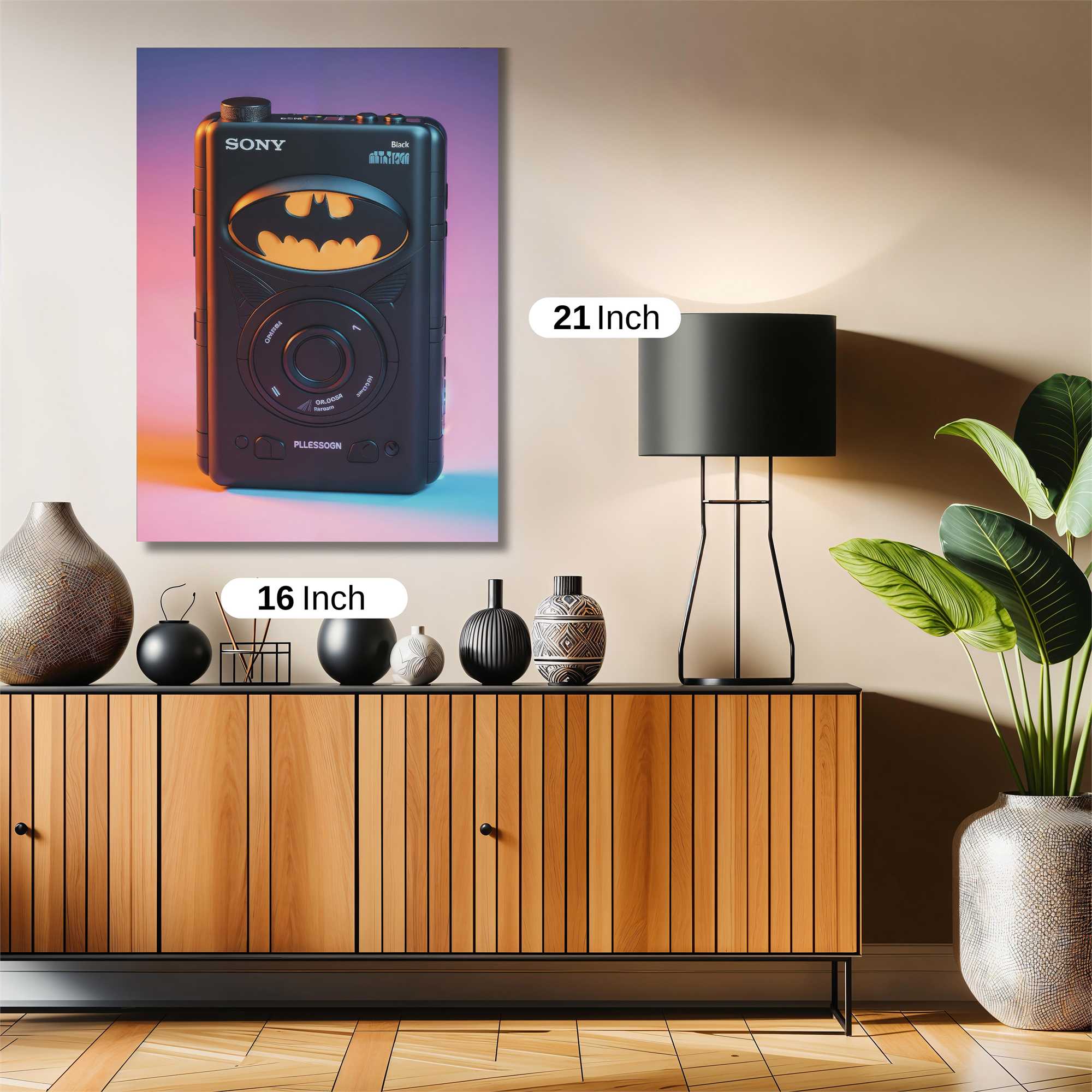Batman Retro Safe Wall Magnetic / M