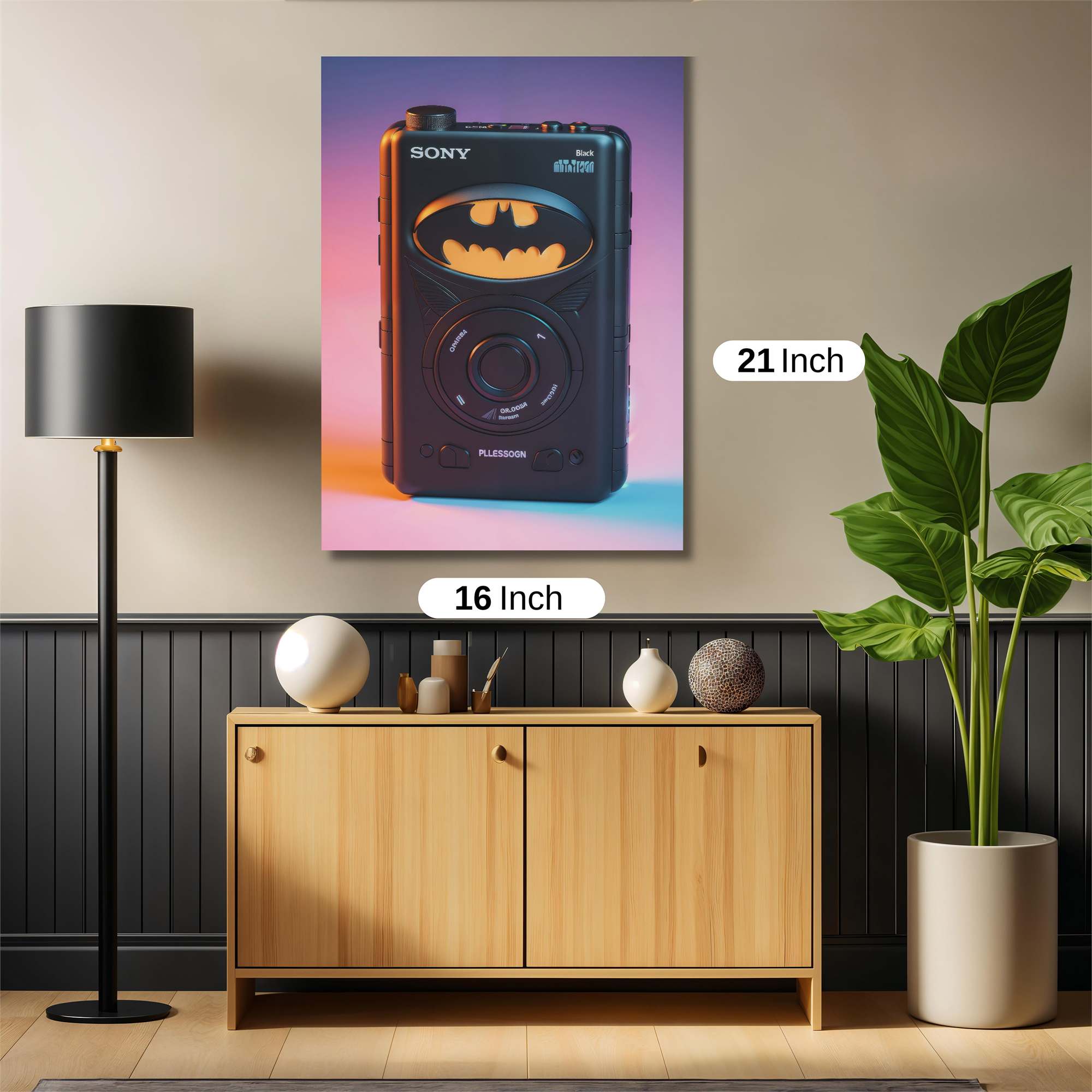Batman Retro Safe Wall Magnetic / M