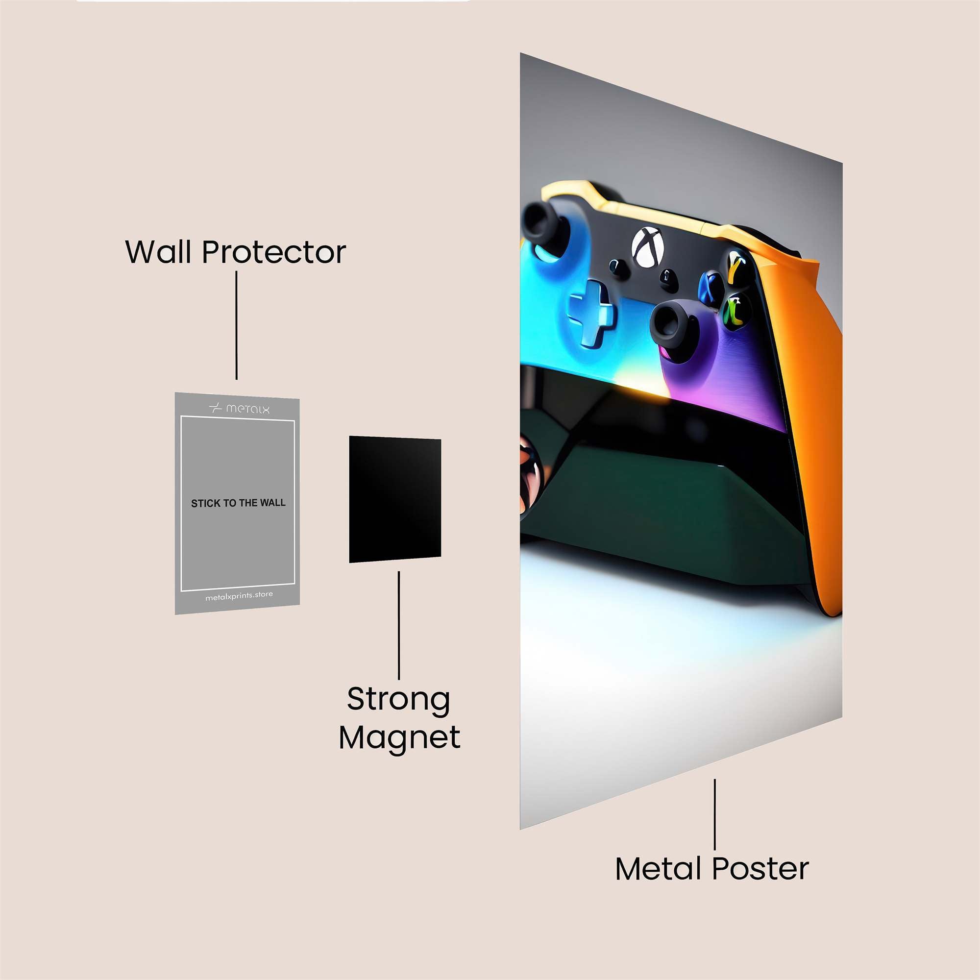 Xbox Radiant Safe Wall Magnetic / M