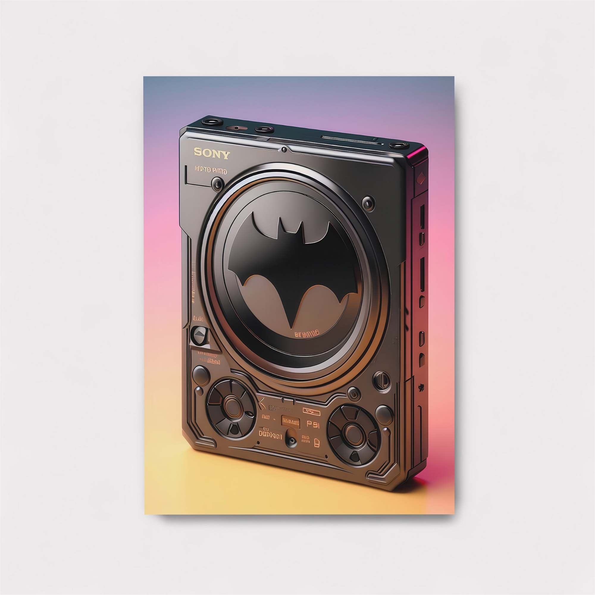 Batman Boombox Safe Wall Magnetic / M