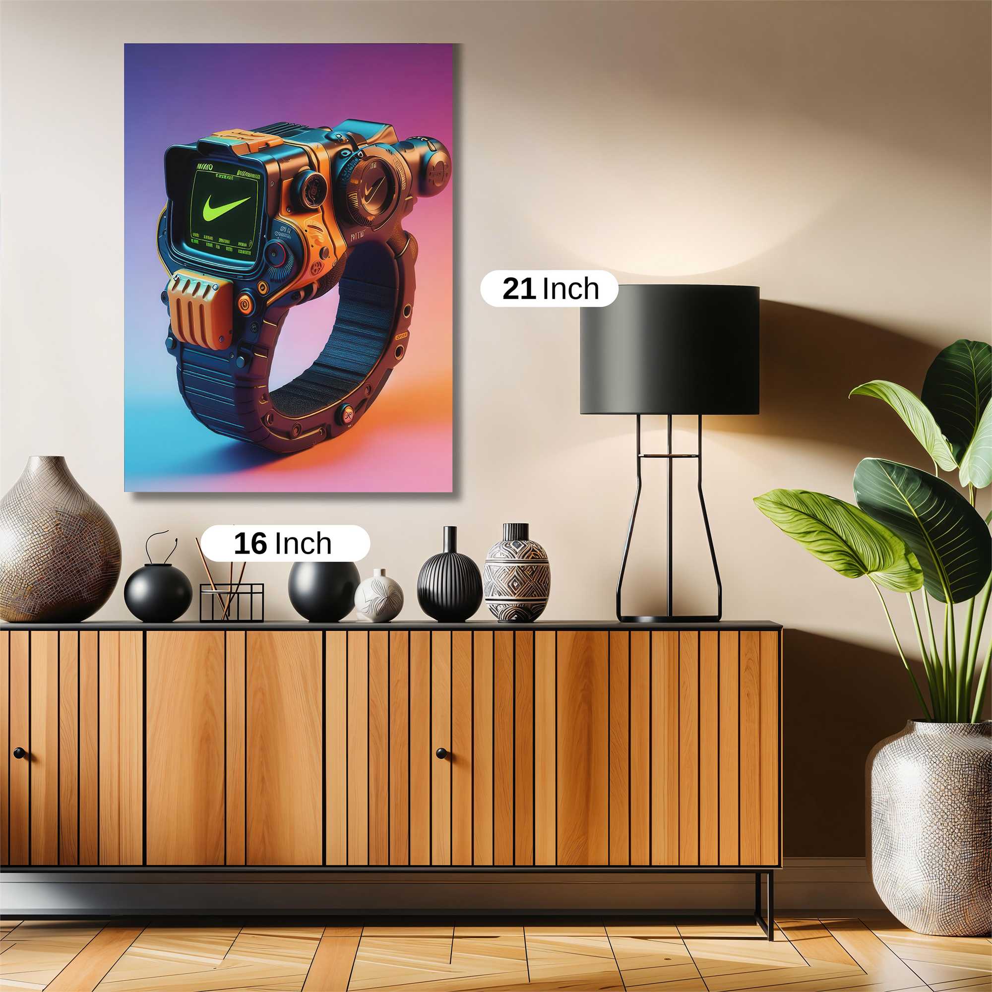 Pip-Boy Futuristic Safe Wall Magnetic / M