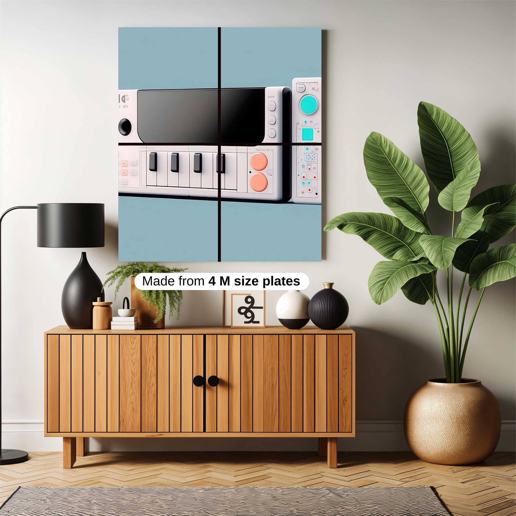 Piano Playful Safe Wall Magnetic / M