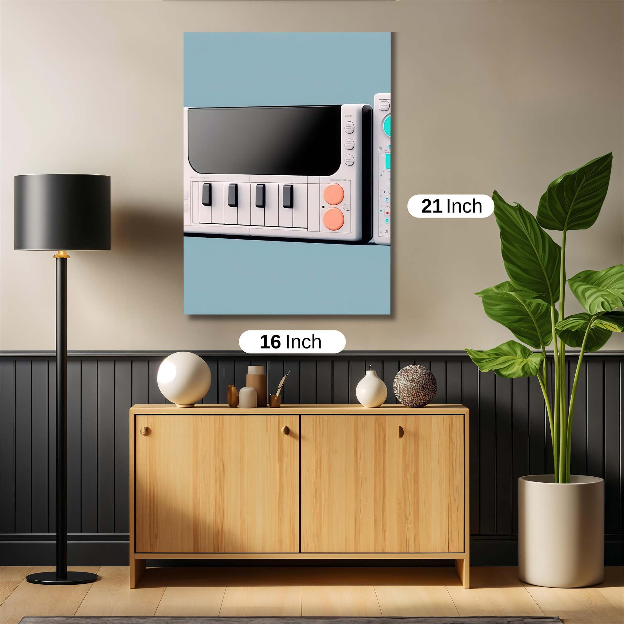 Piano Playful Safe Wall Magnetic / M