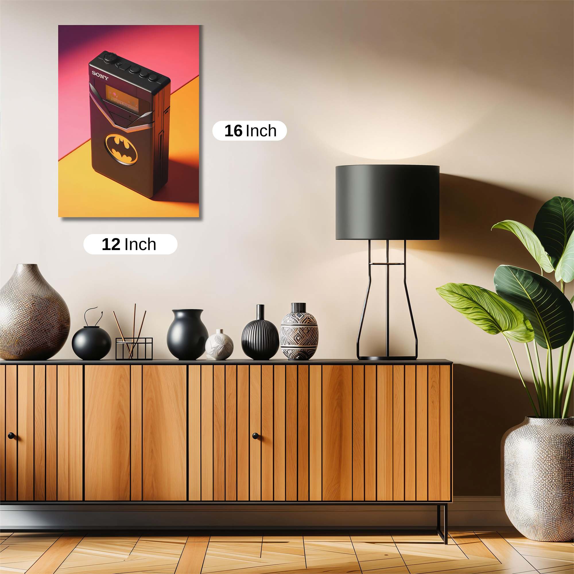 Batman Retro Safe Wall Magnetic / M