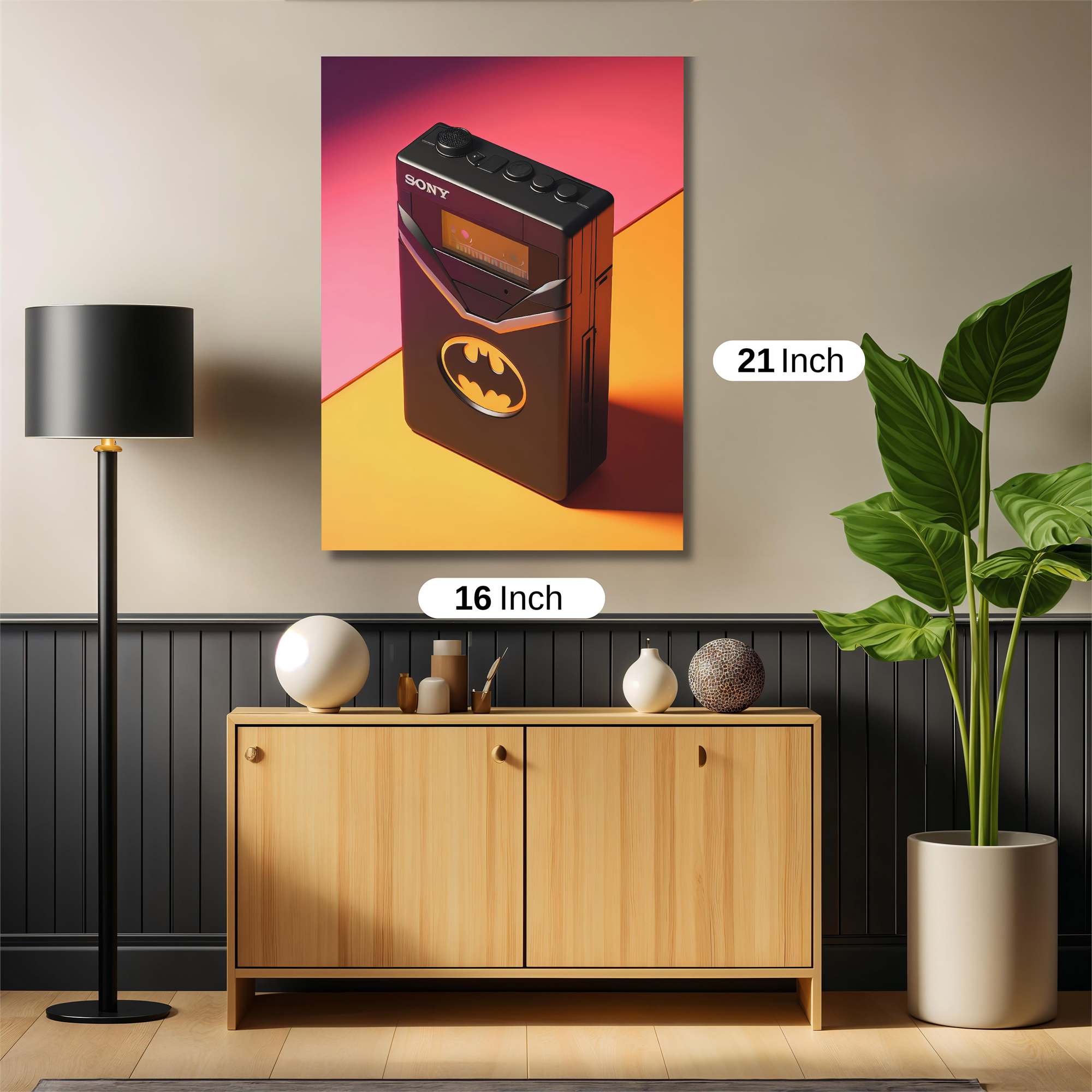 Batman Retro Safe Wall Magnetic / M