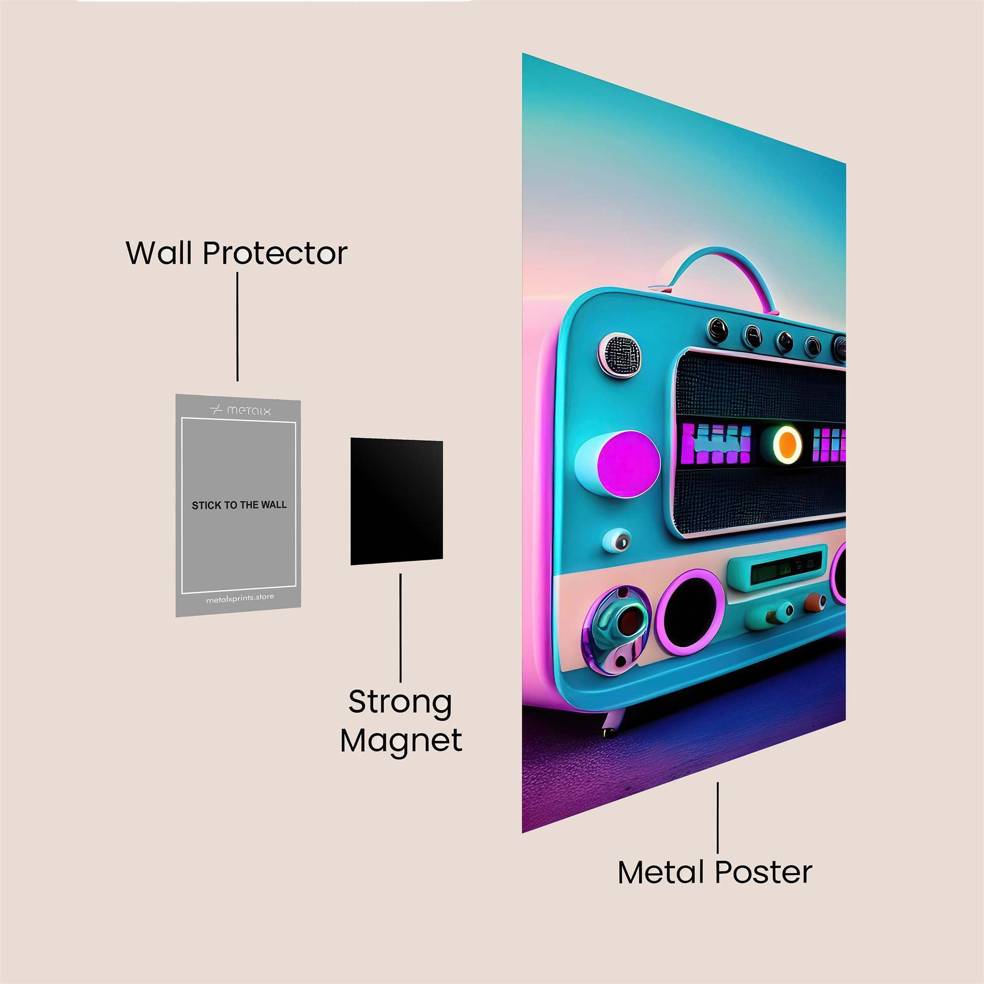 Retro Dream Safe Wall Magnetic / M