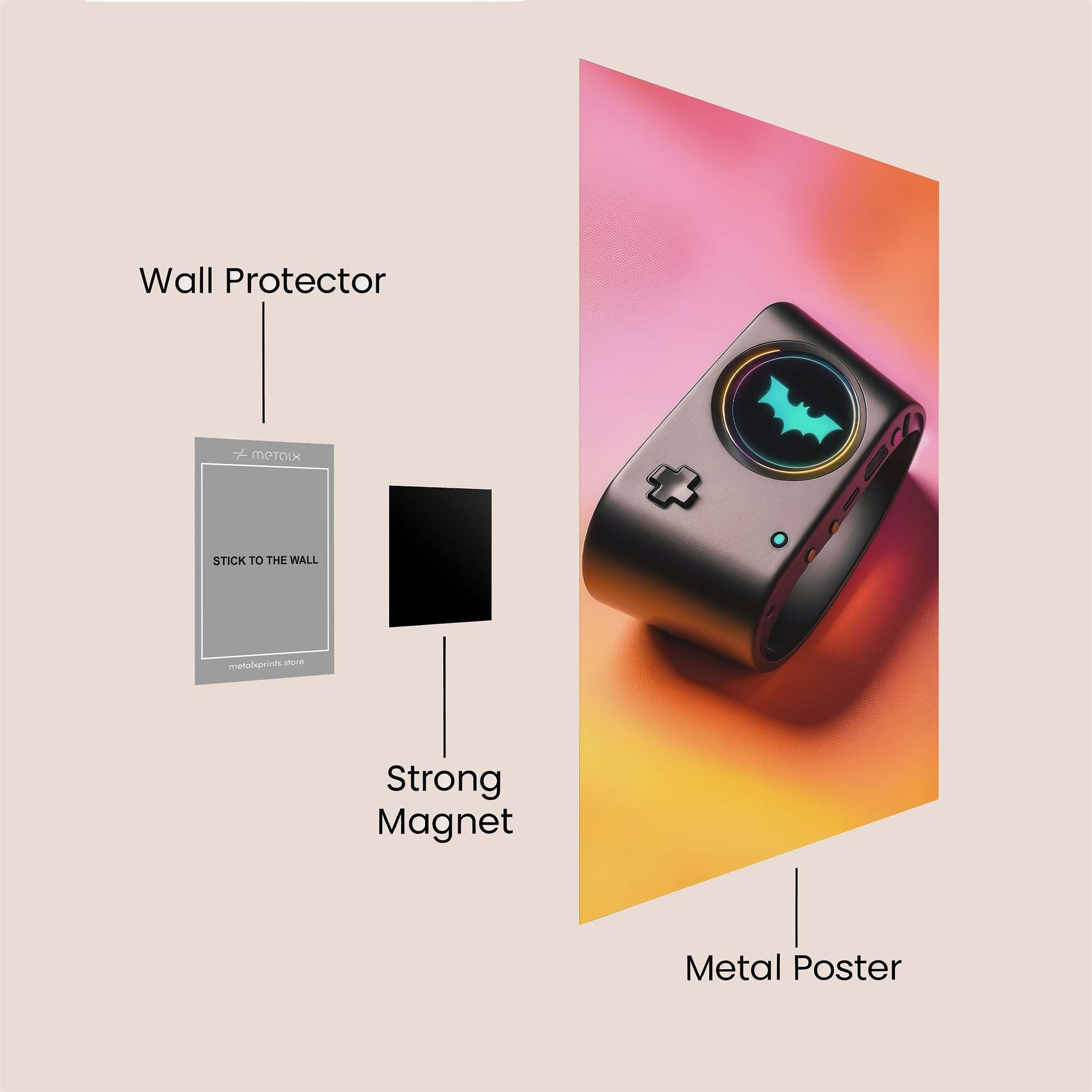 Batman Bliss Safe Wall Magnetic / M