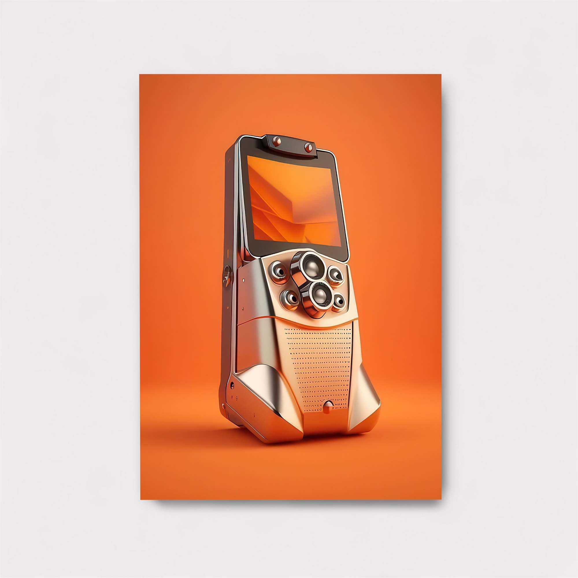 Retro Futuristic Safe Wall Magnetic / M