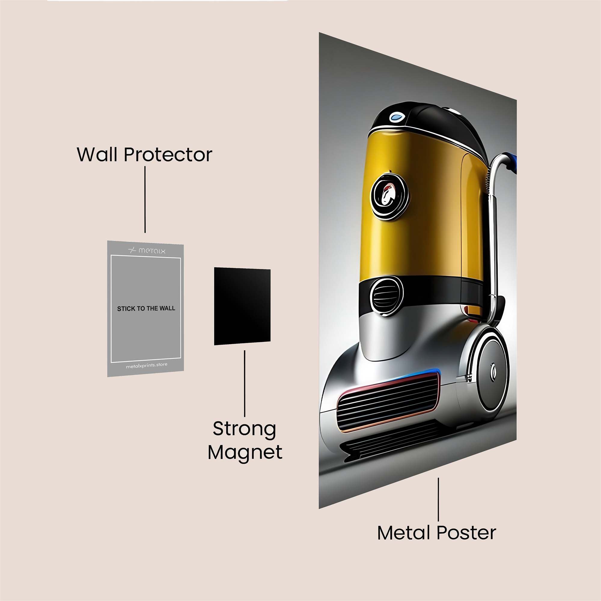 RoboCleaner Safe Wall Magnetic / M