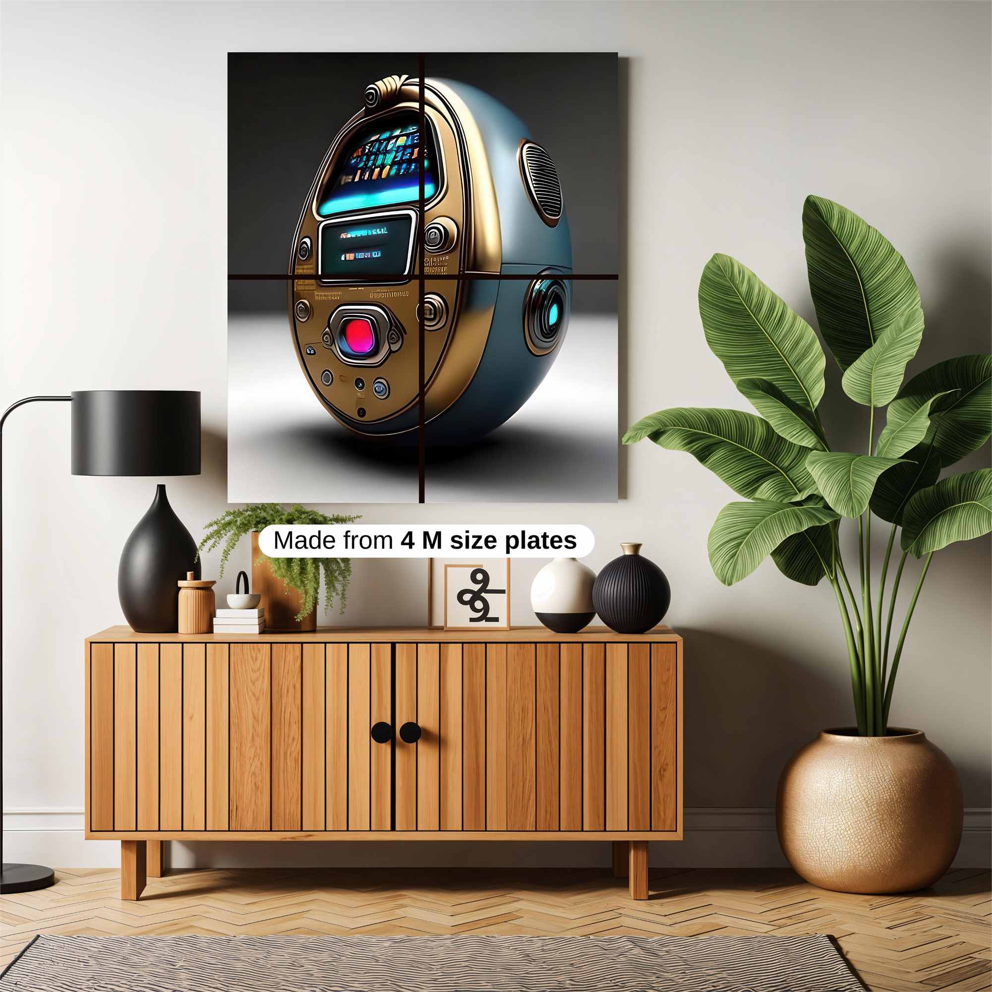 Gadget Gleam Safe Wall Magnetic / M