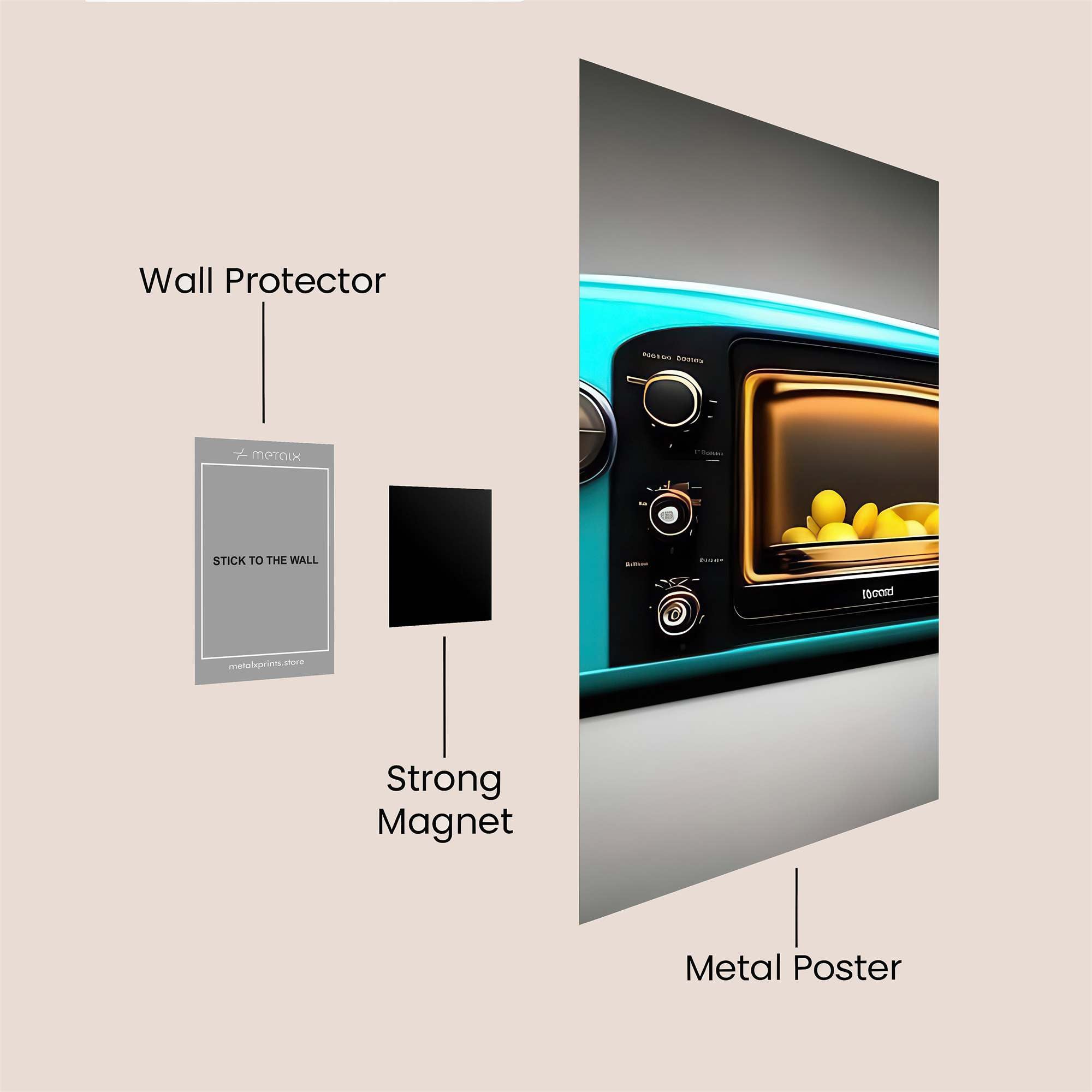 Microwave Marvel Safe Wall Magnetic / M
