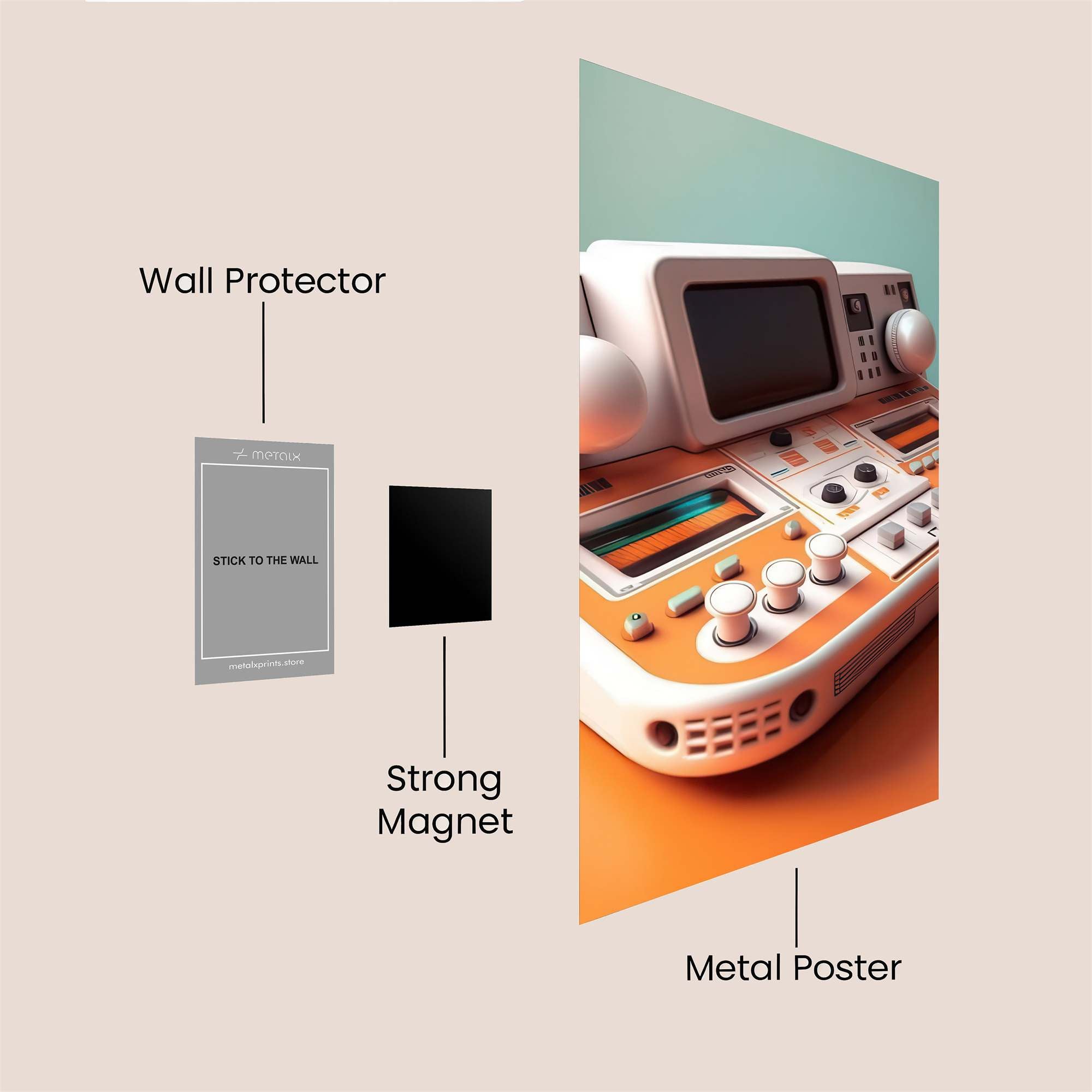 Console Craze Safe Wall Magnetic / M
