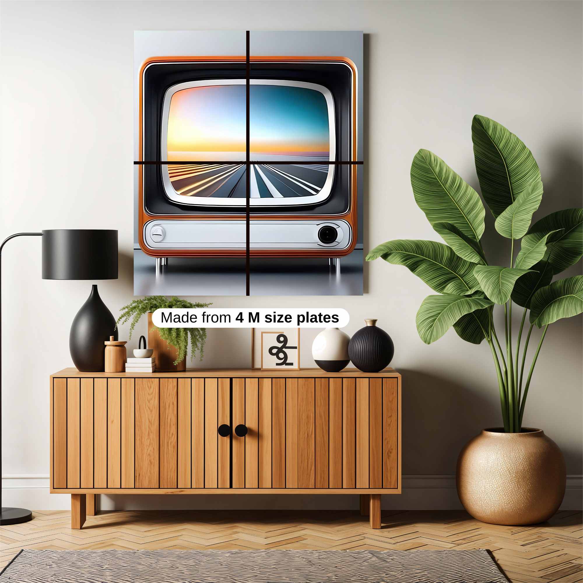 Sunset Serenity Safe Wall Magnetic / M