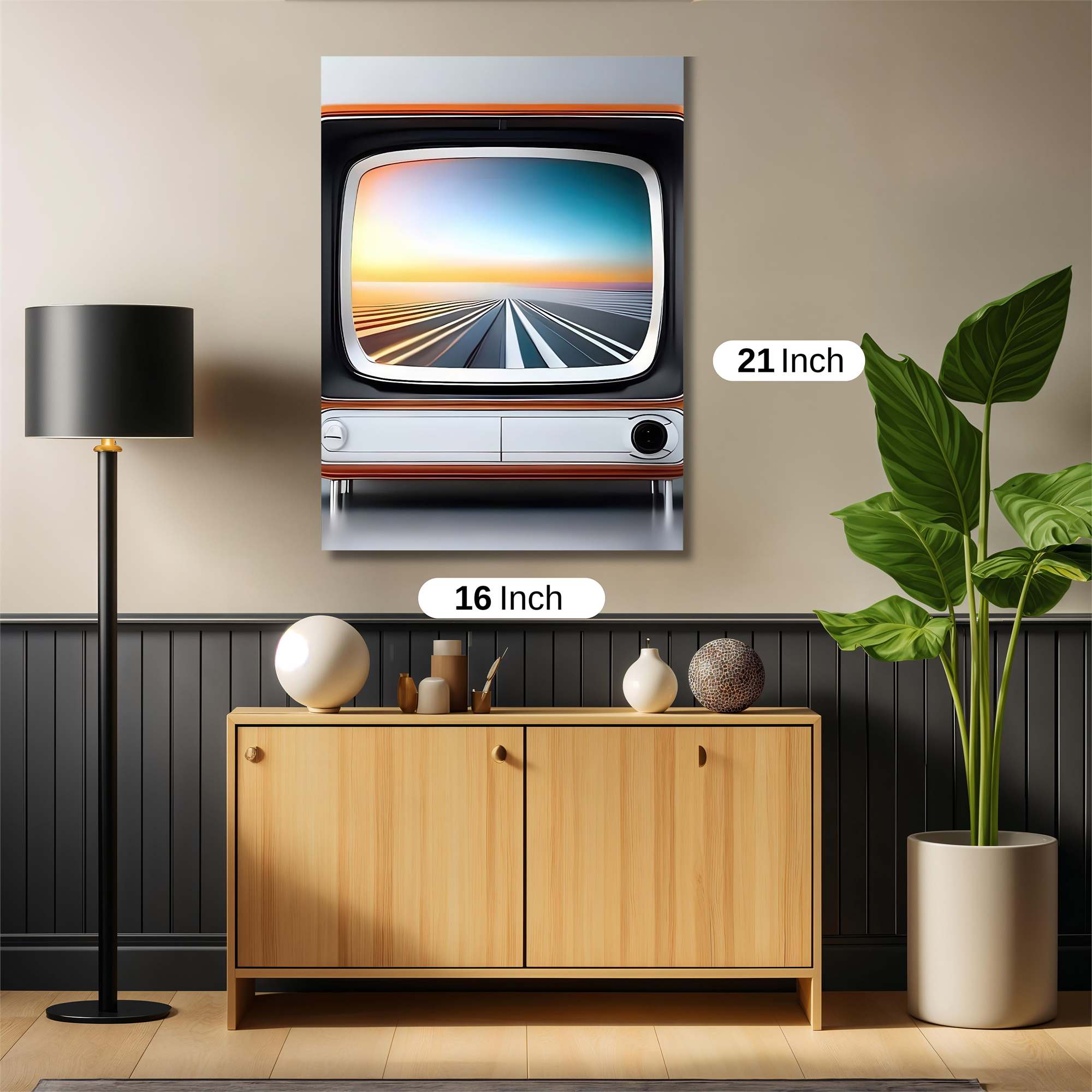 Sunset Serenity Safe Wall Magnetic / M