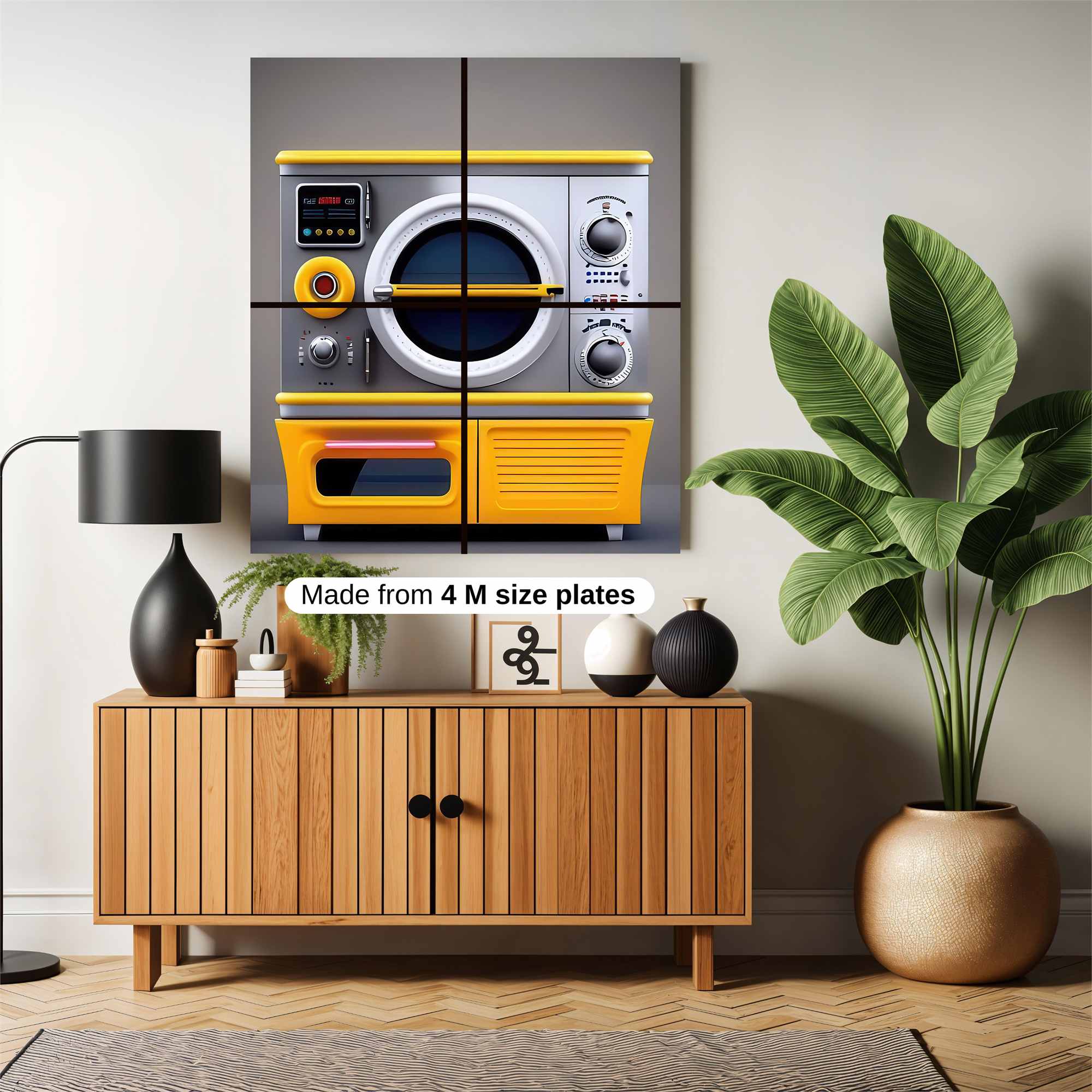 Retro Oven Safe Wall Magnetic / M