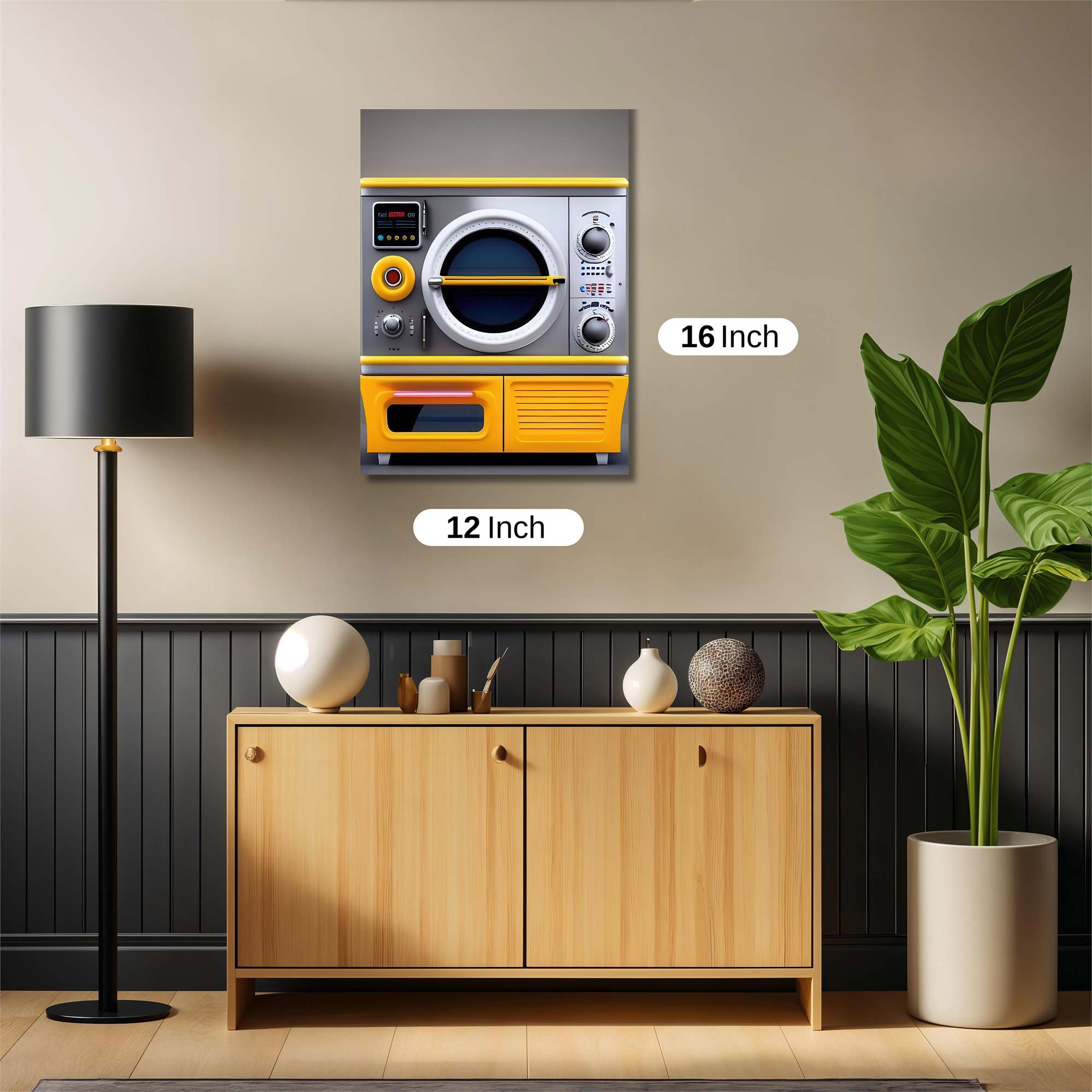 Retro Oven Safe Wall Magnetic / M