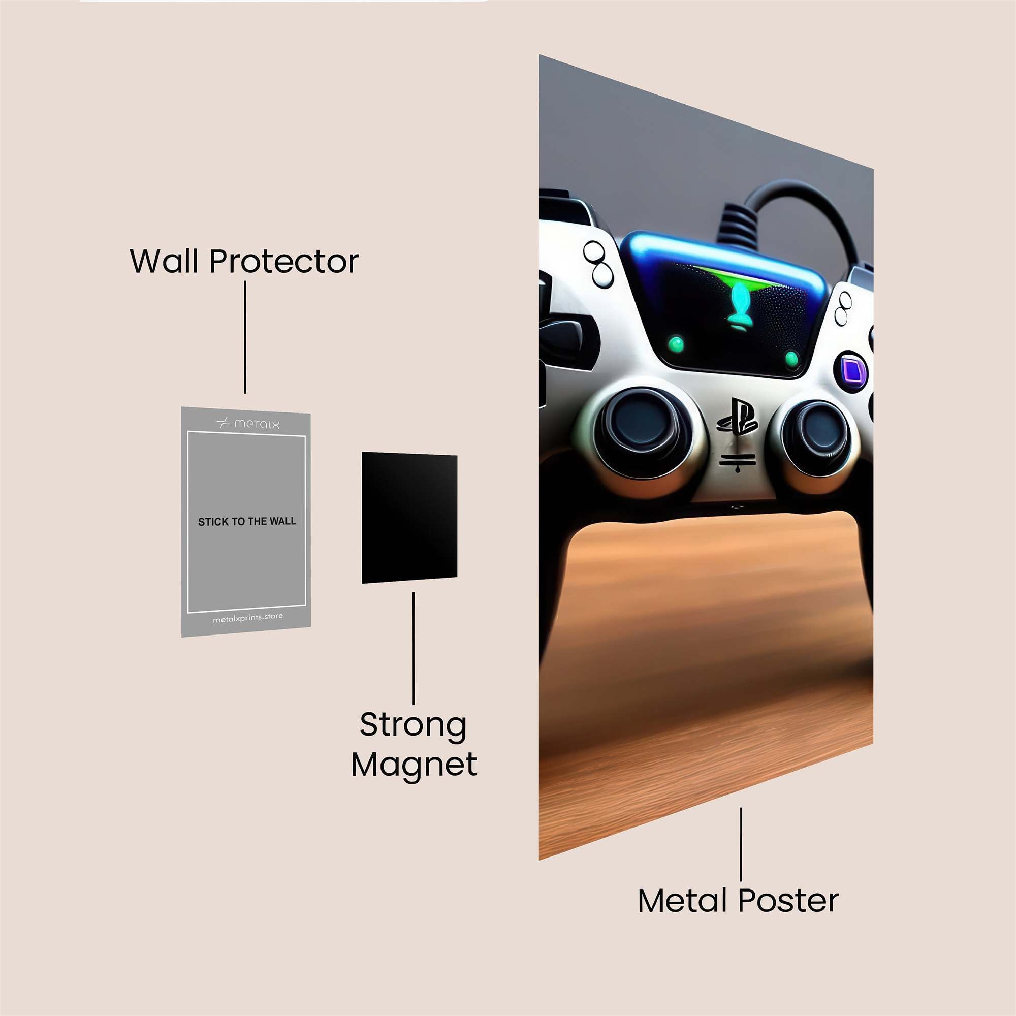 Controller Radiant Safe Wall Magnetic / M