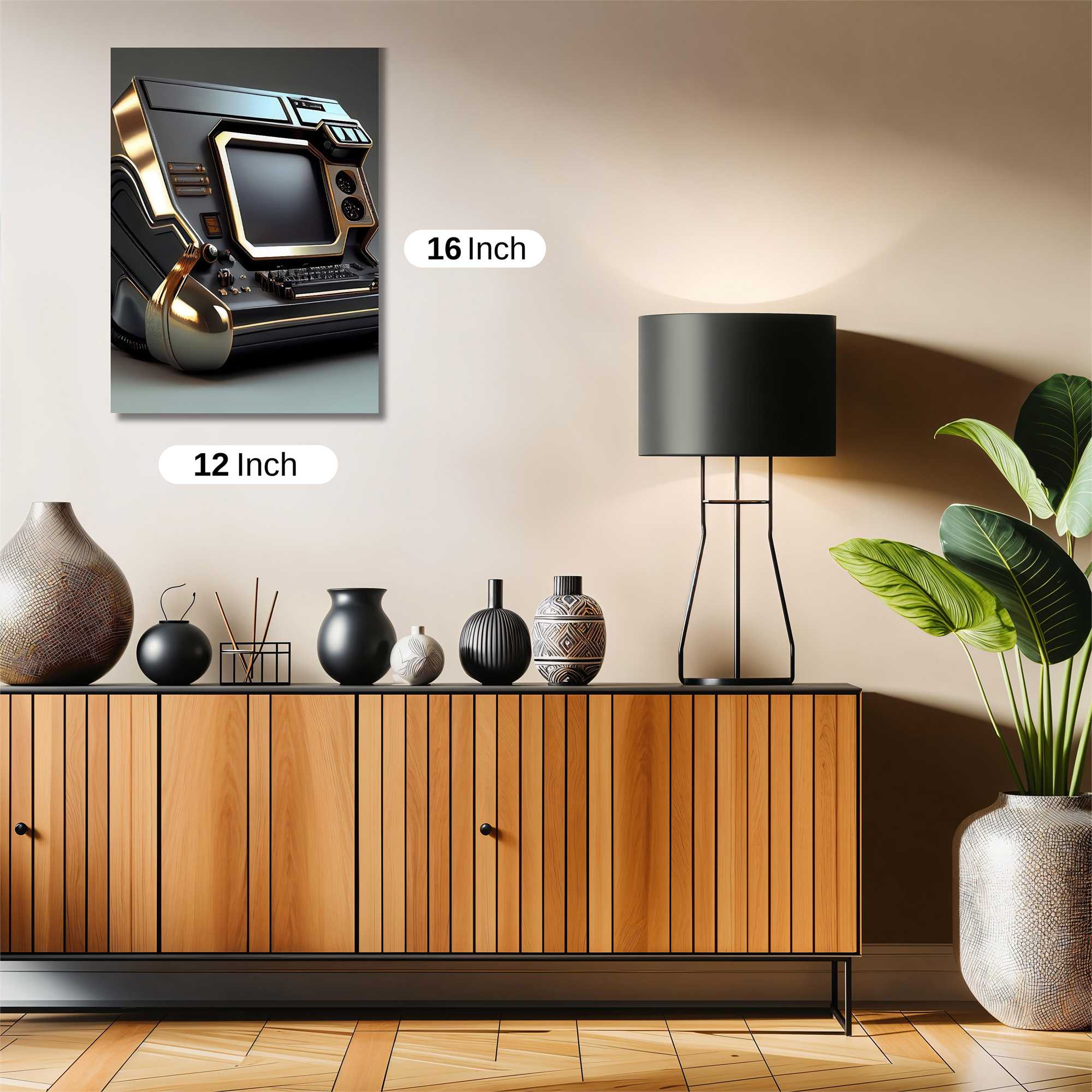 RetroFuturistic Safe Wall Magnetic / M