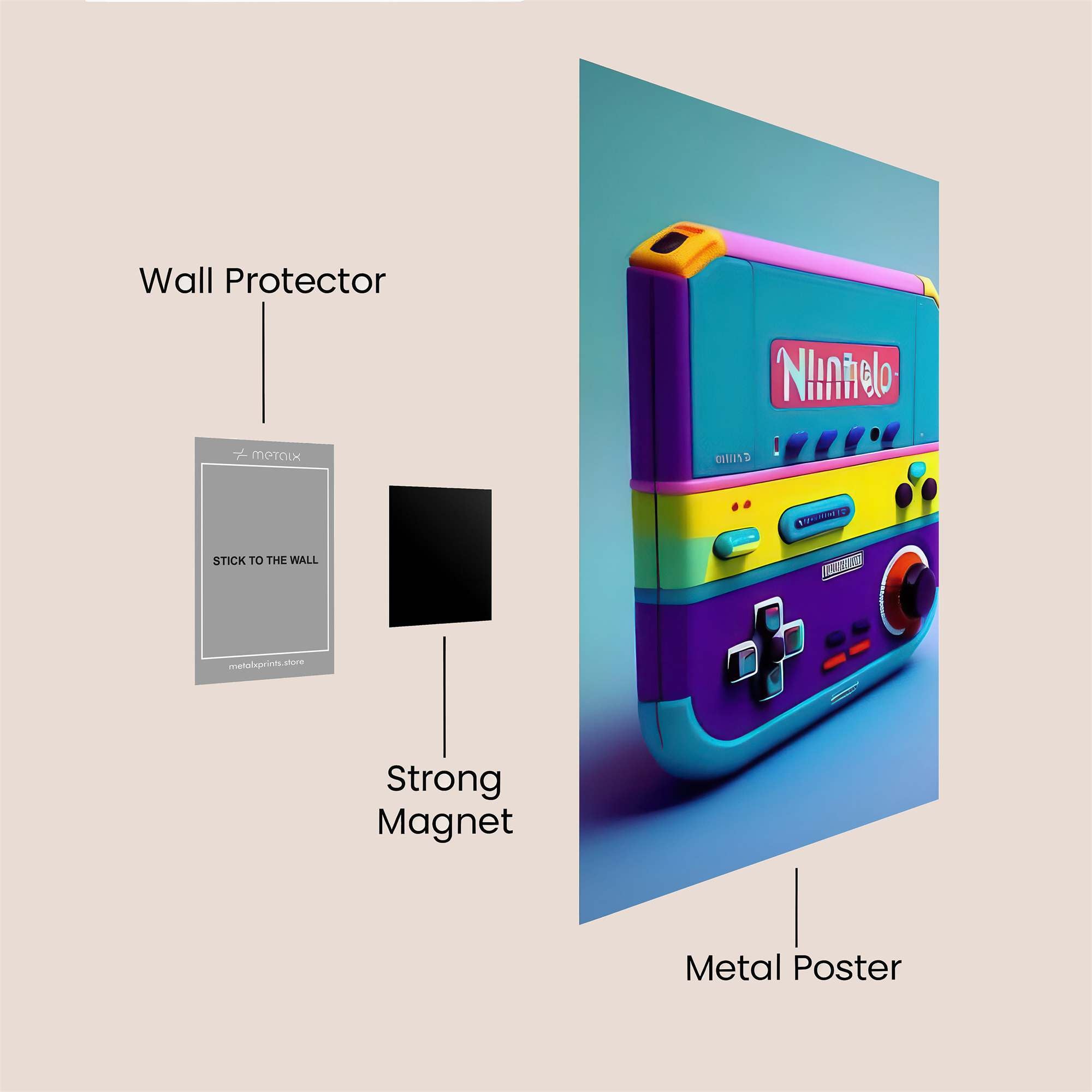 Nintelo Dream Safe Wall Magnetic / M