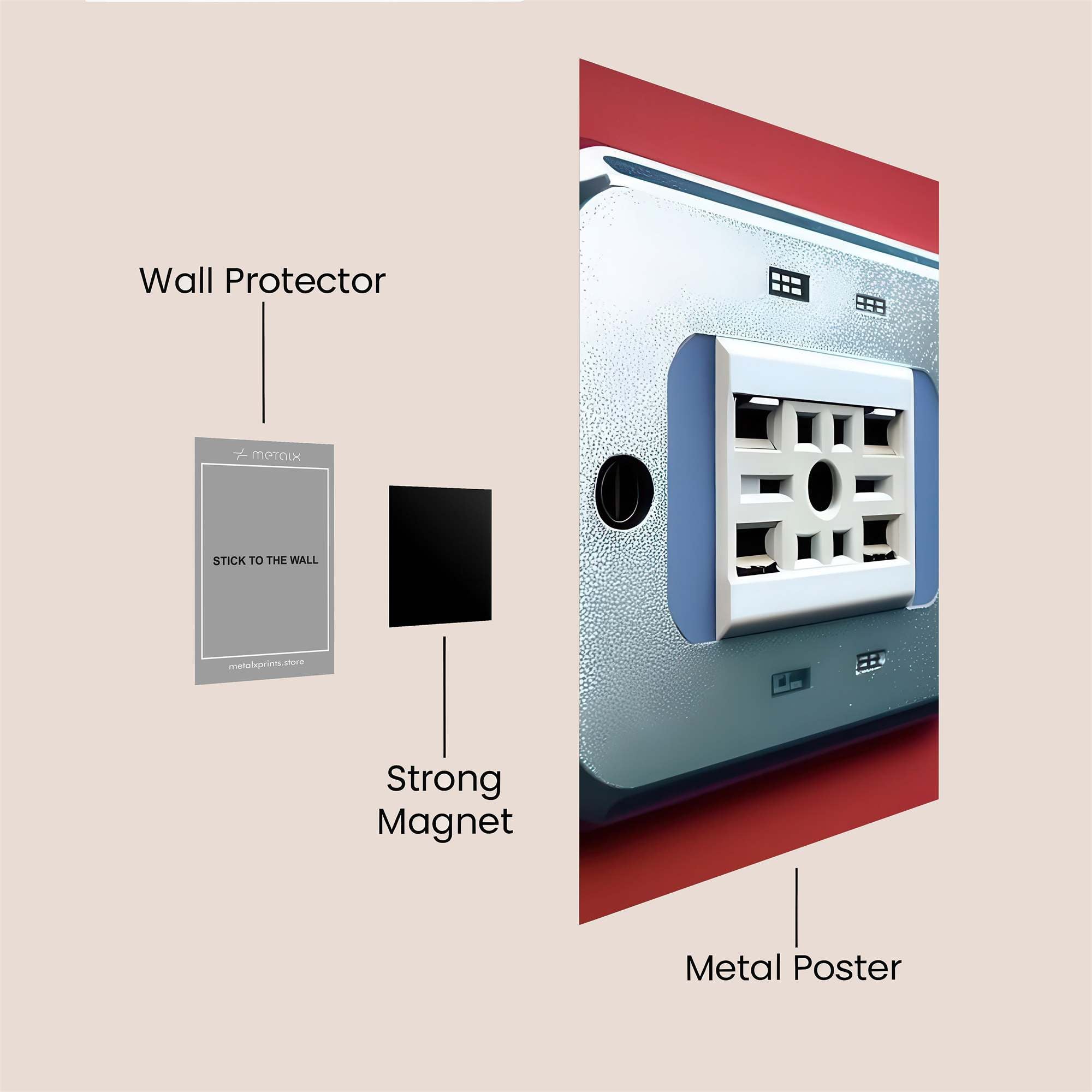 Socket Serenity Safe Wall Magnetic / M