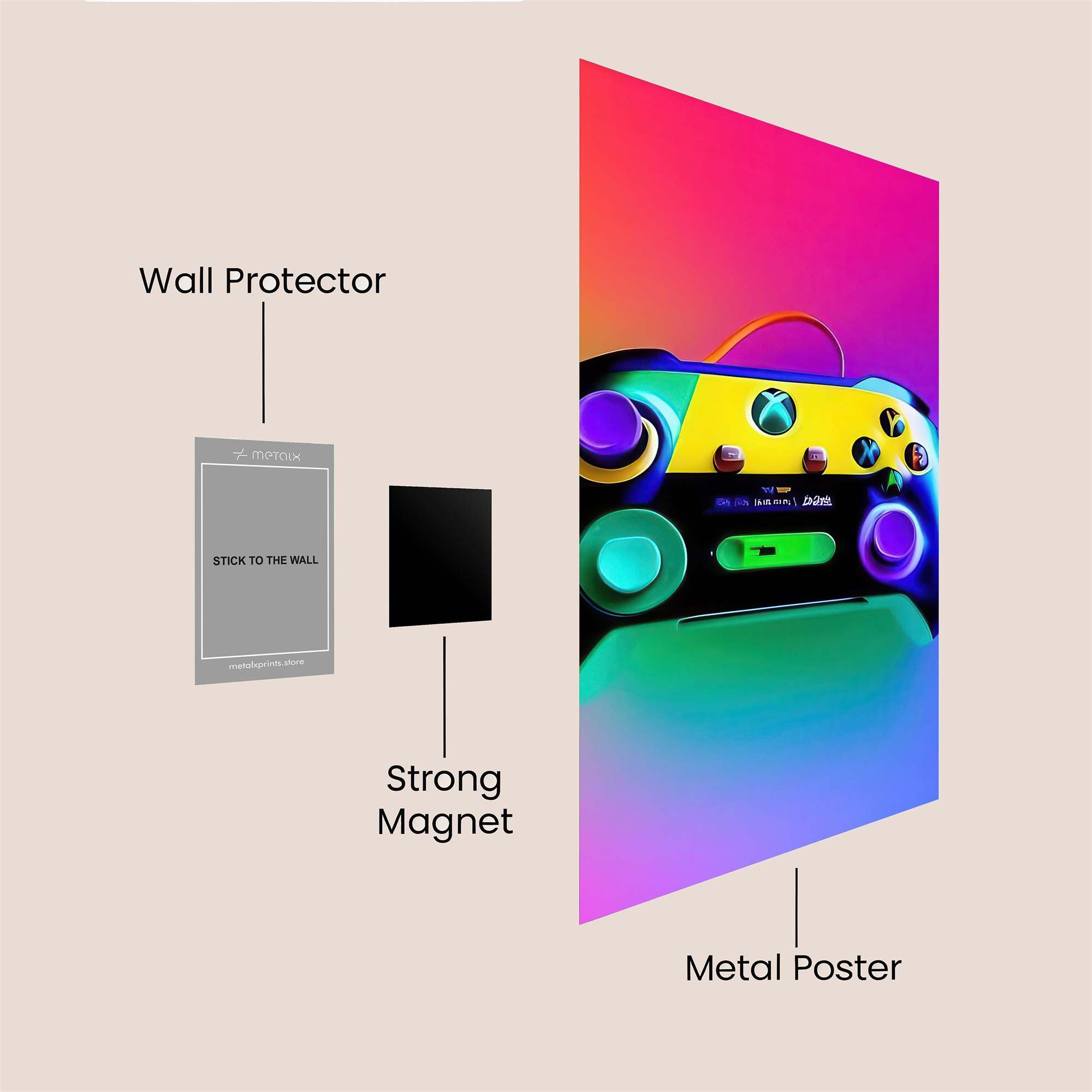 Xbox Euphoria Safe Wall Magnetic / M