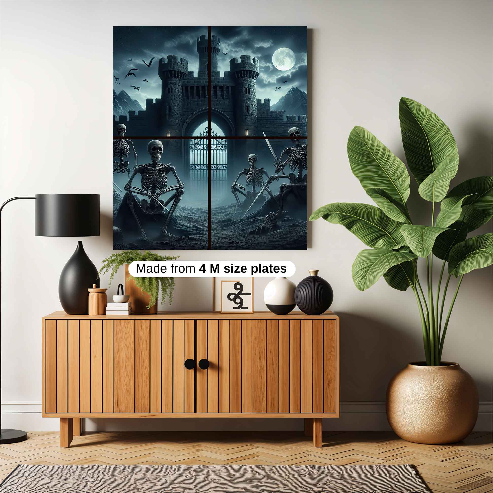 Skeleton Siege Safe Wall Magnetic / M