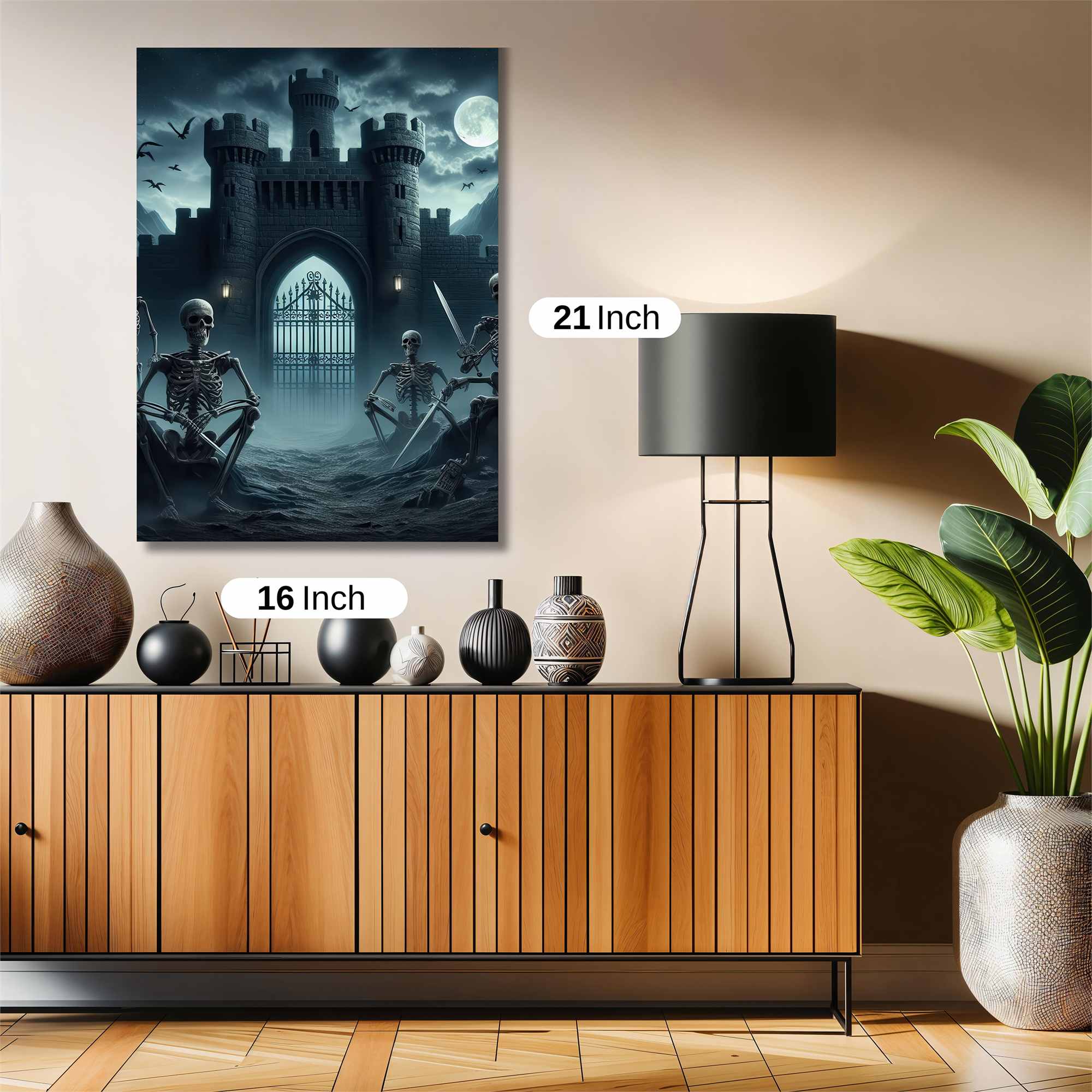 Skeleton Siege Safe Wall Magnetic / M