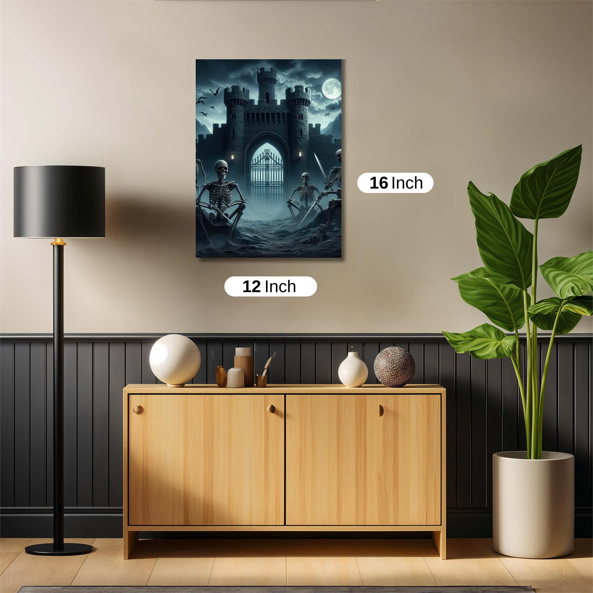 Skeleton Siege Safe Wall Magnetic / M