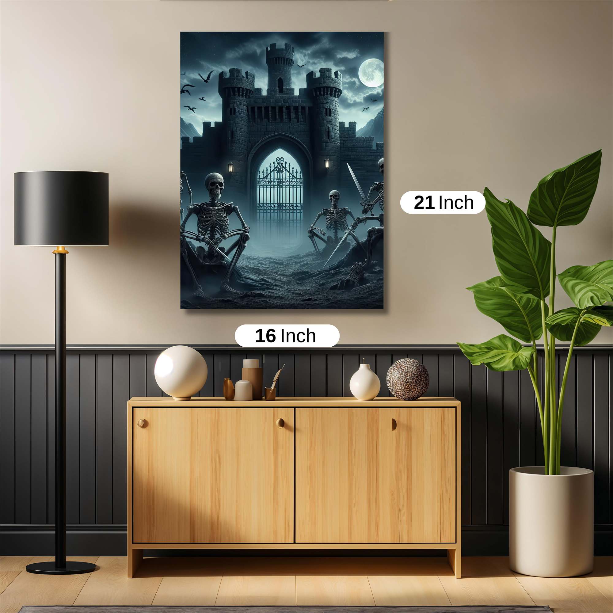 Skeleton Siege Safe Wall Magnetic / M
