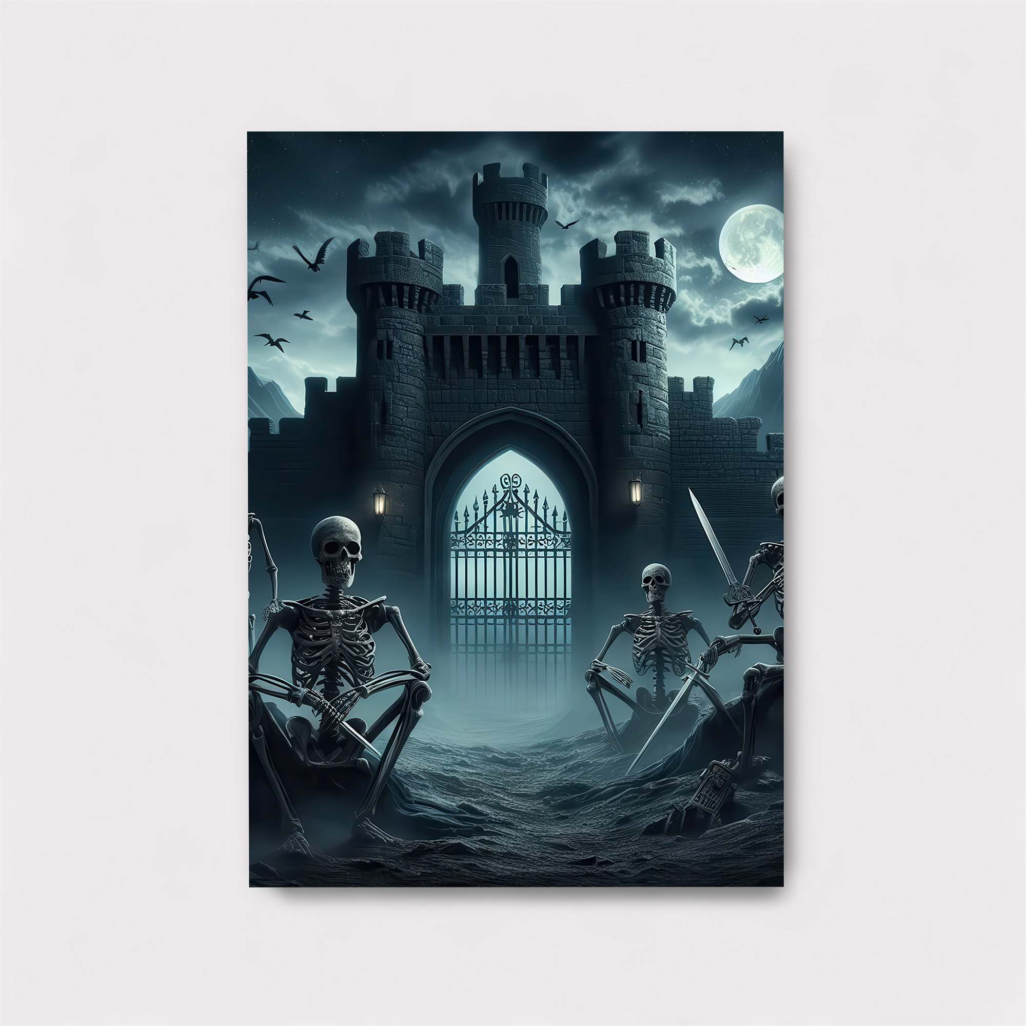 Skeleton Siege Safe Wall Magnetic / M